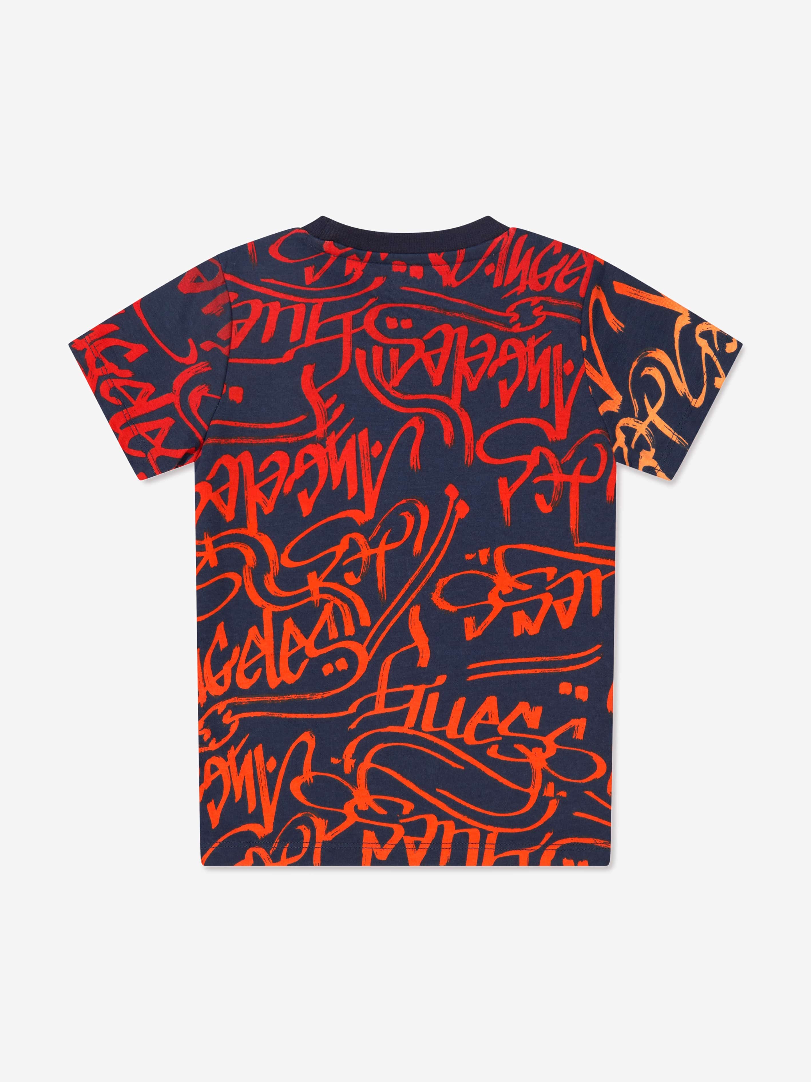 Guess Boys Logo T-Shirt in Multicolour