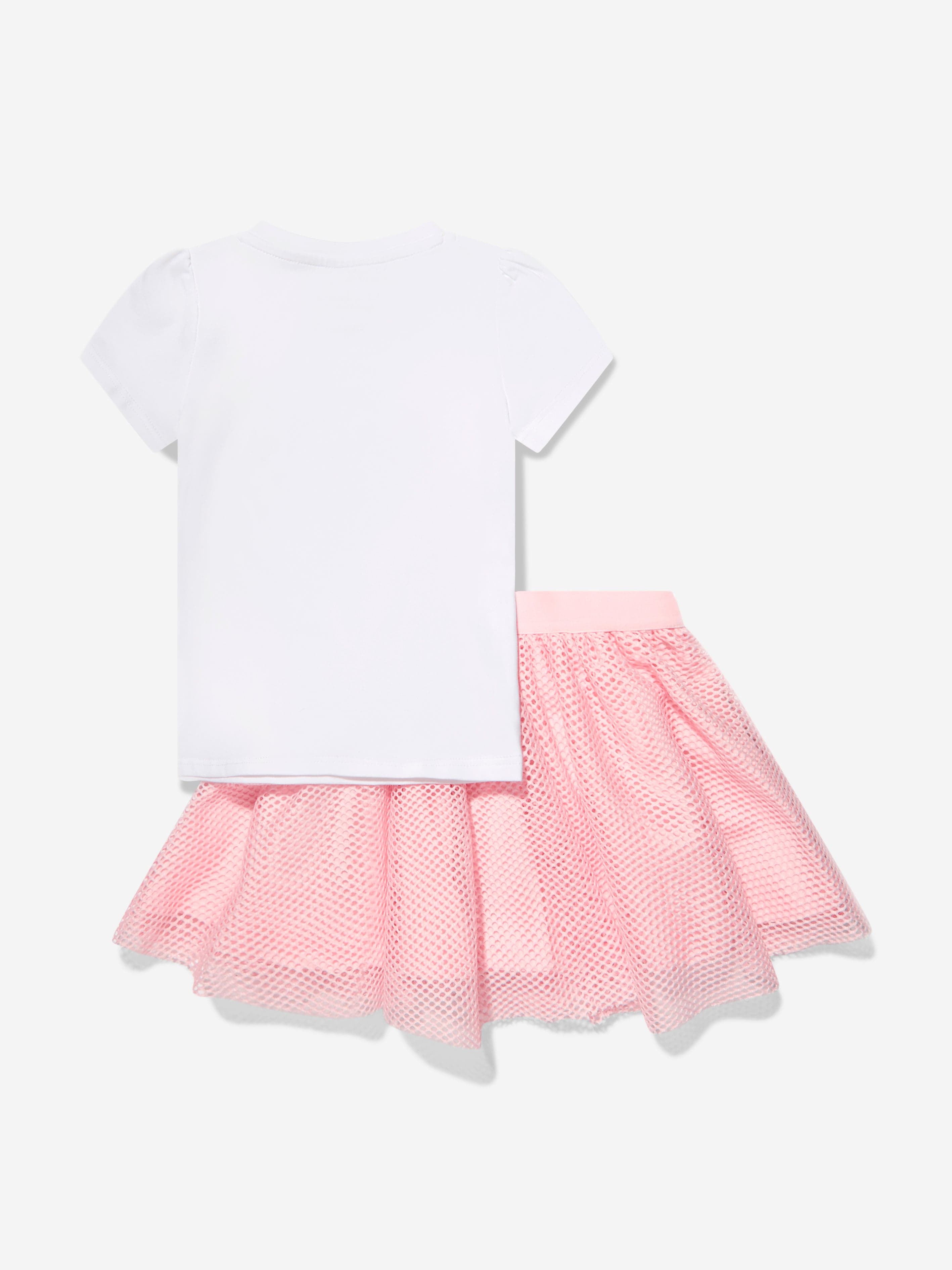 Guess Baby Girls Tulle Skirt Set in White