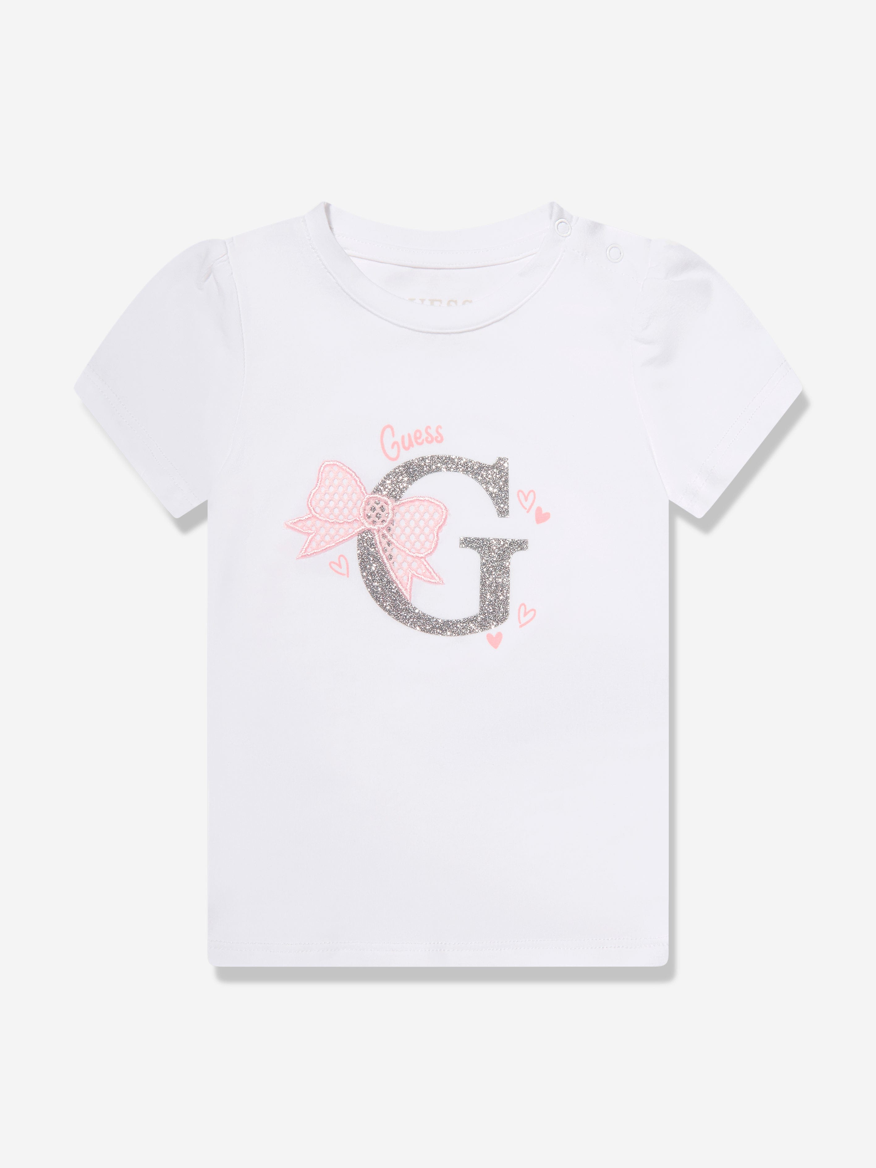 Guess Baby Girls Tulle Skirt Set in White