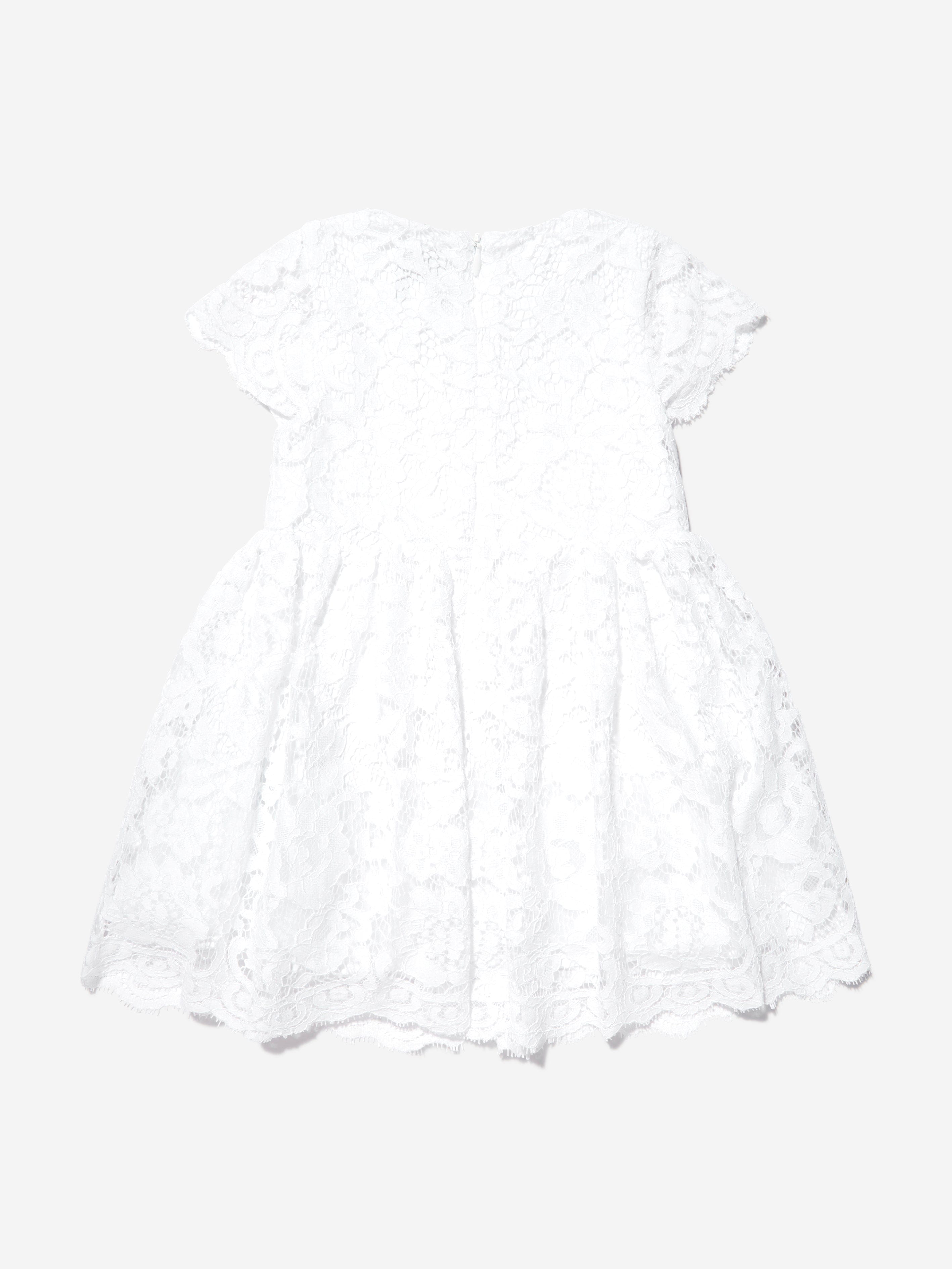 Guess Baby Girls Dress With Bloomers in White