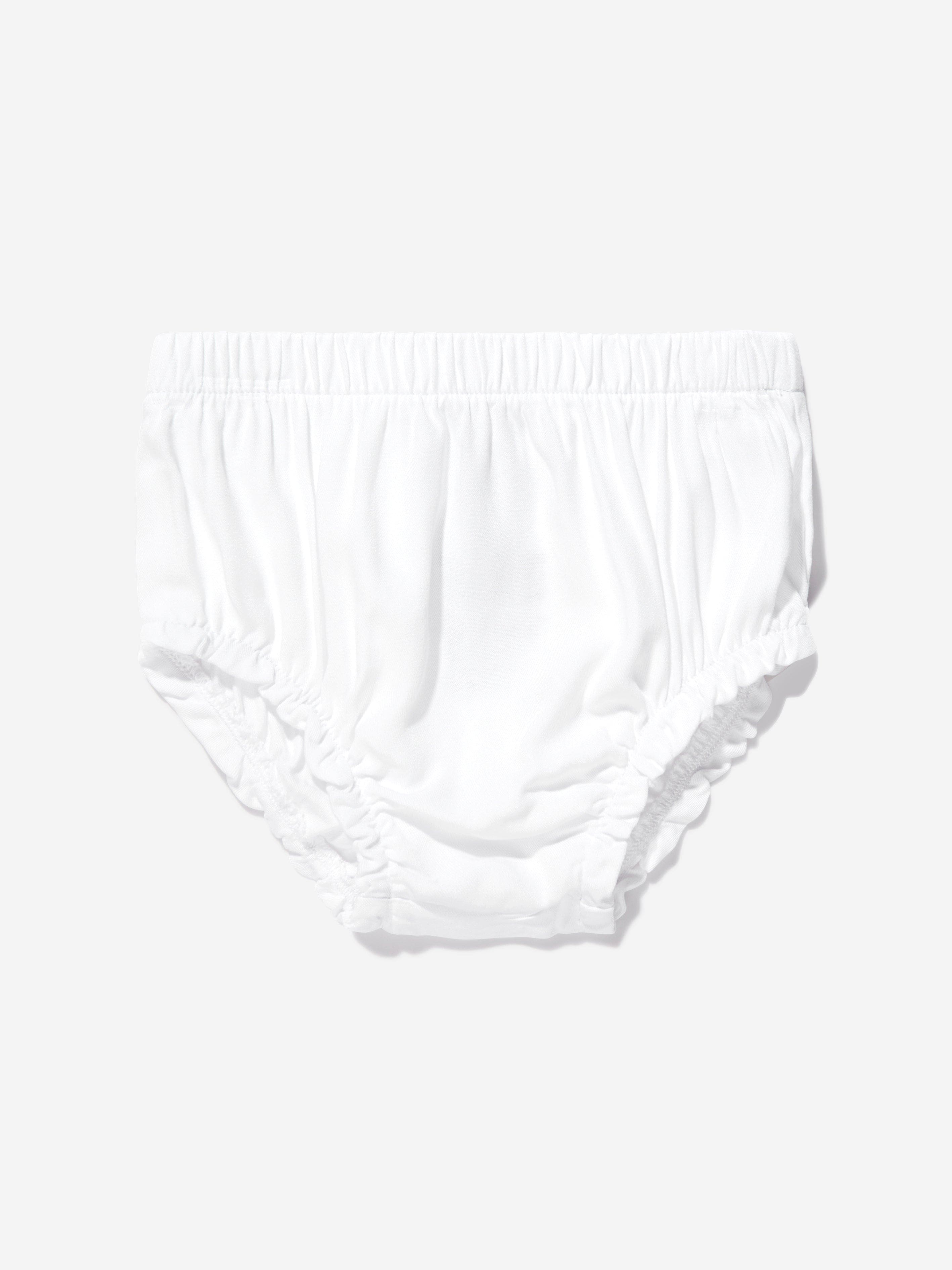 Guess Baby Girls Dress With Bloomers in White