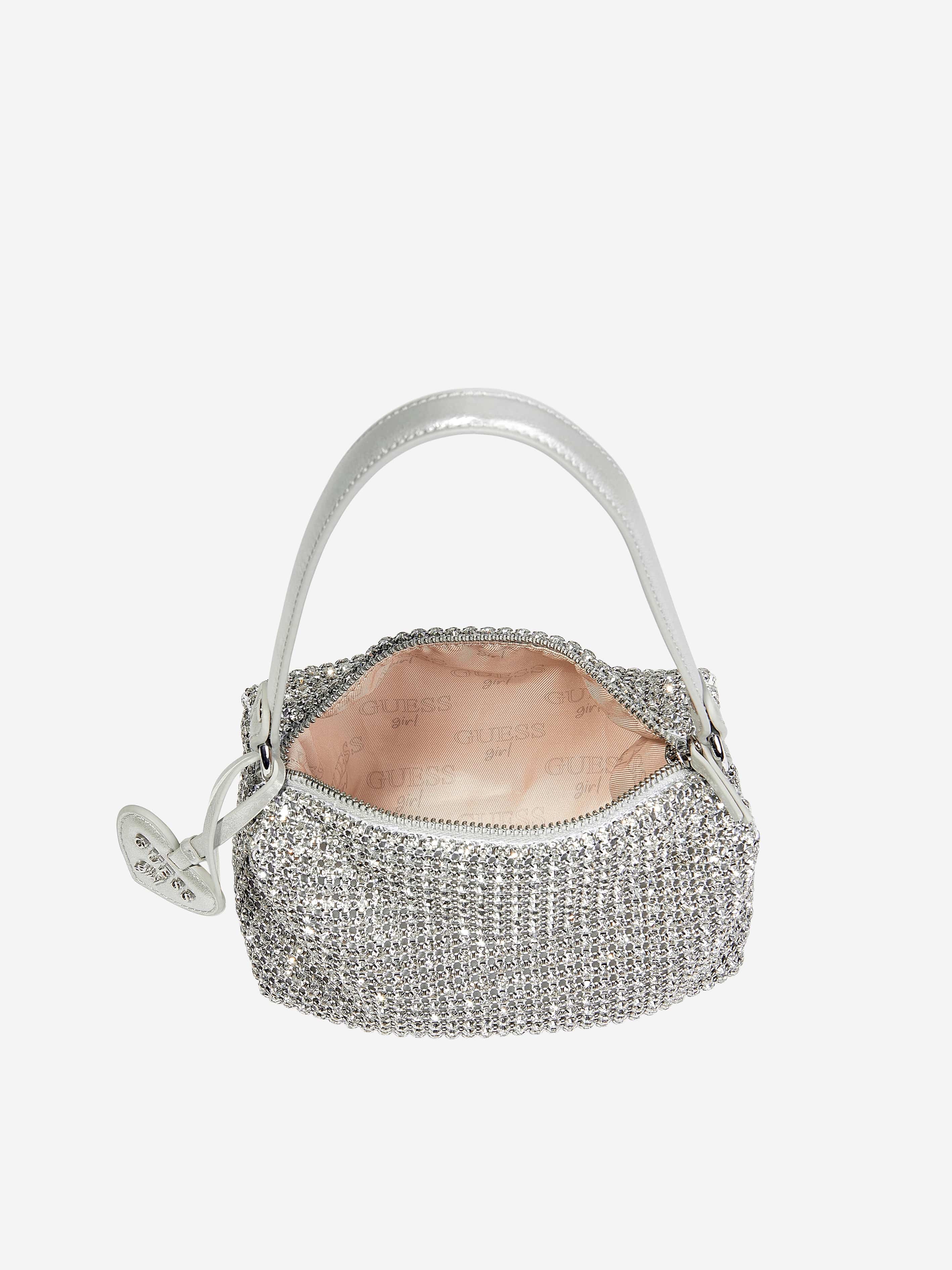 Guess Girls Crossbody Bag in Silver