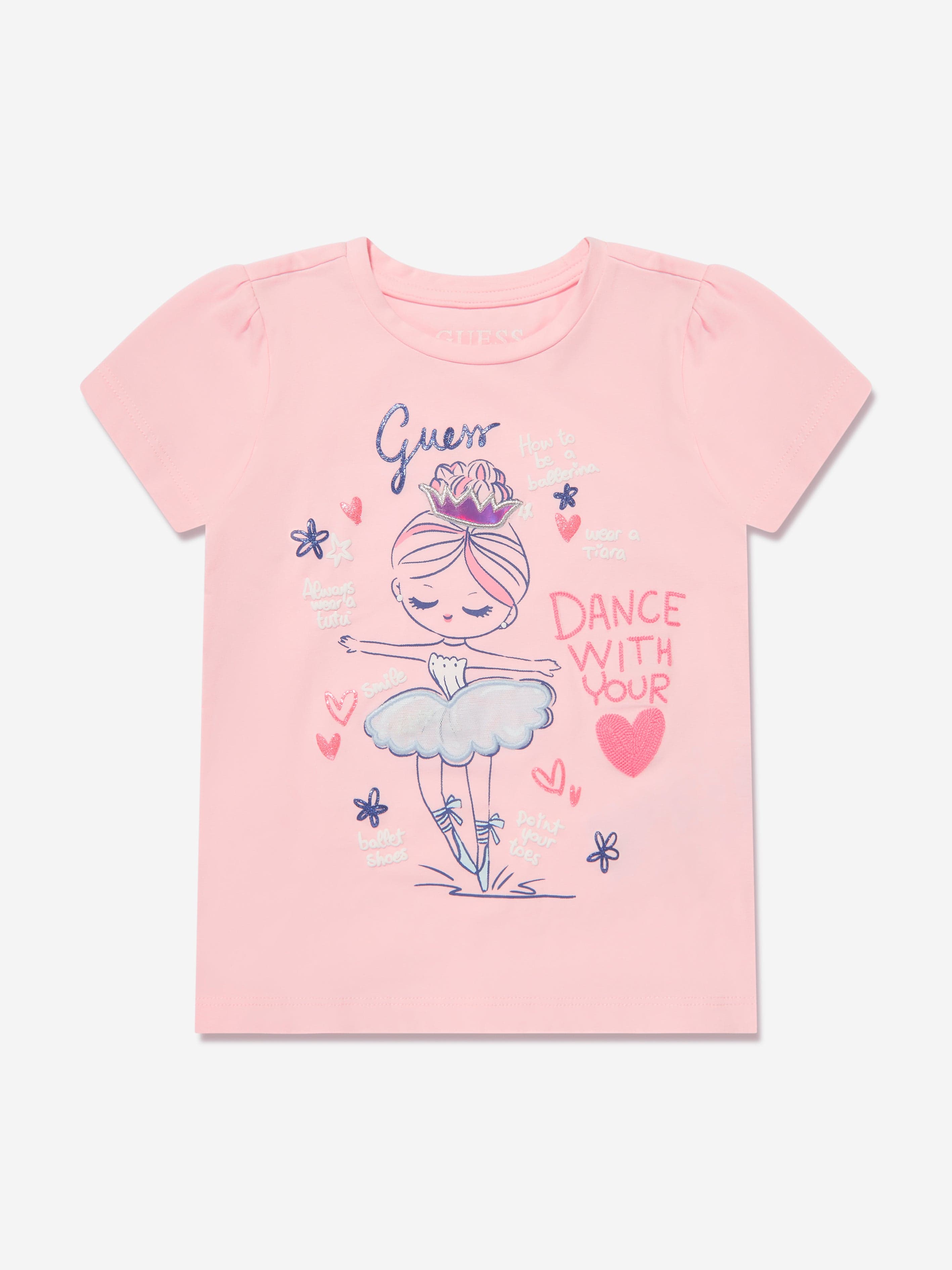 Guess Girls Ballerina T-Shirt in Pink