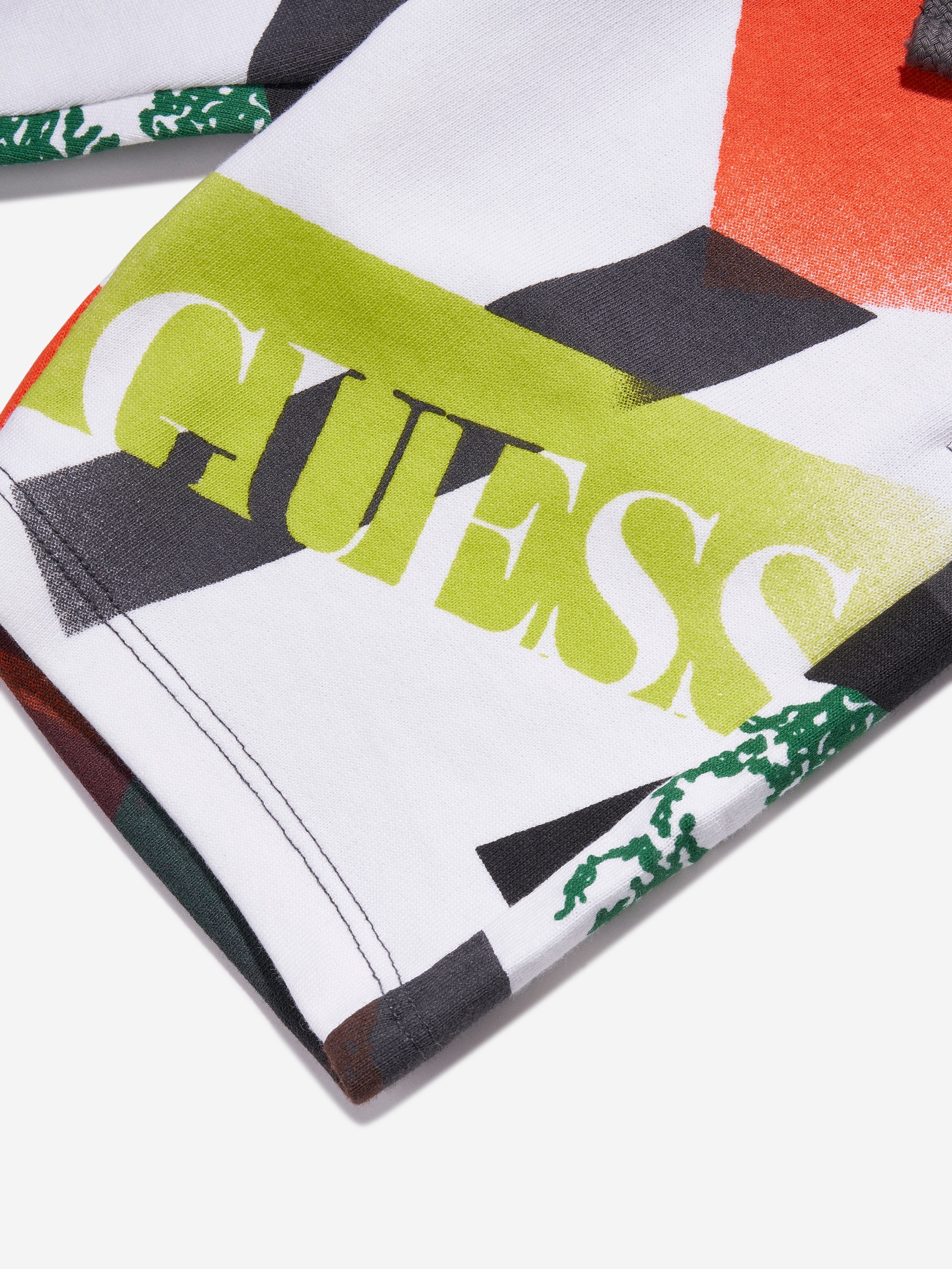 Guess Boys Geometric Print Shorts in Multicolour