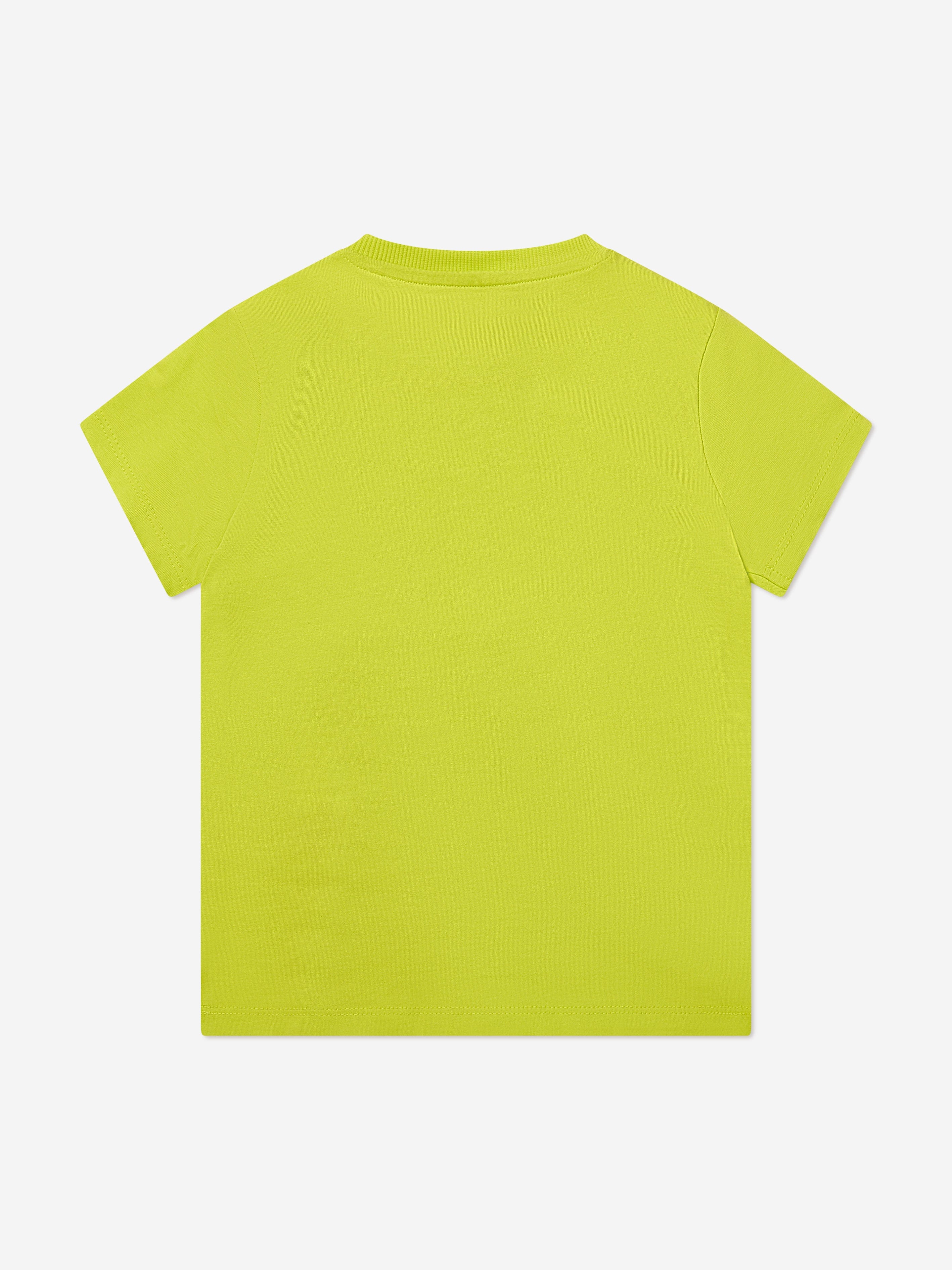 Guess Boys Logo Print T-Shirt in Green