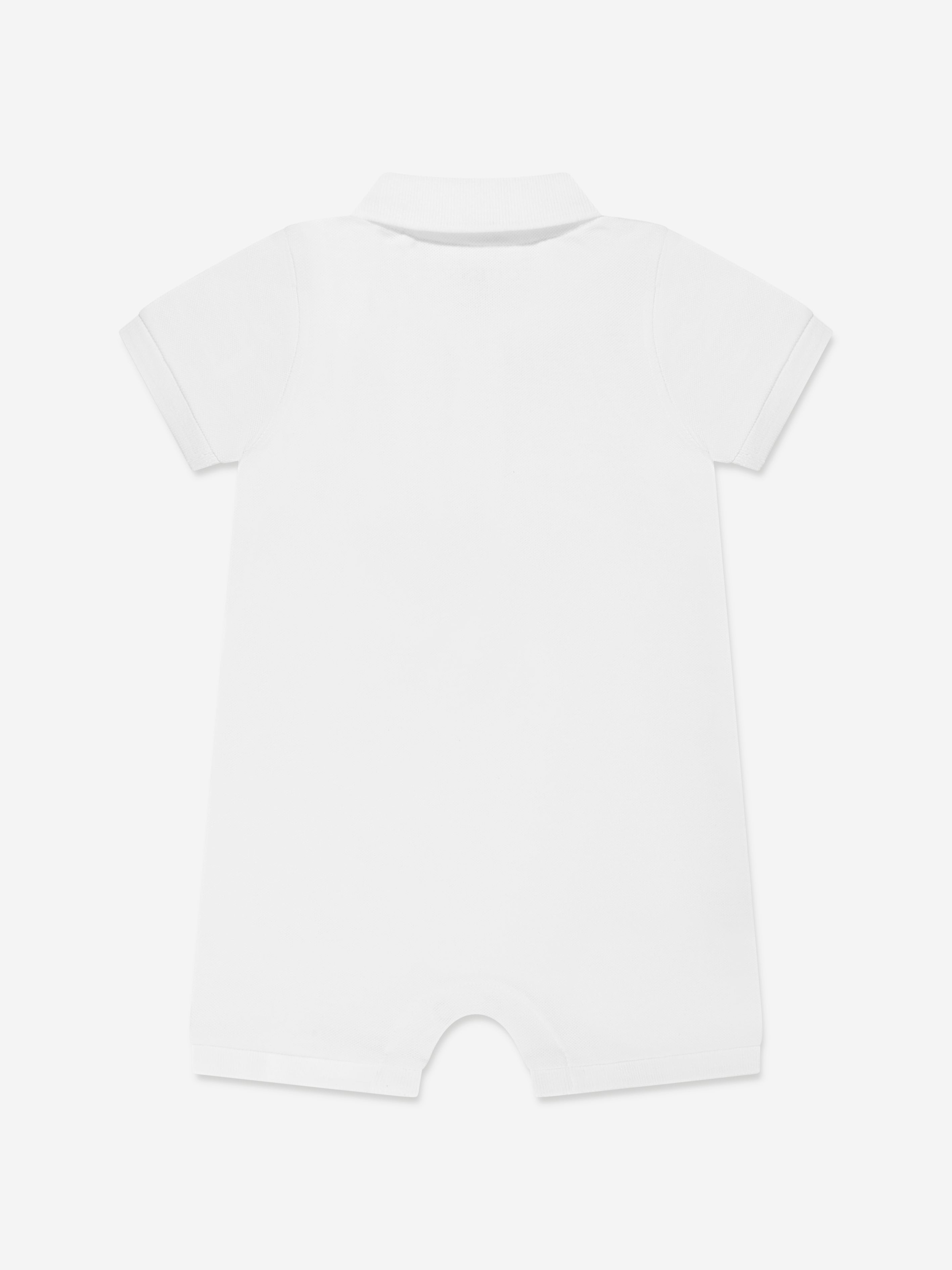 Guess Baby Boys Logo Romper in White