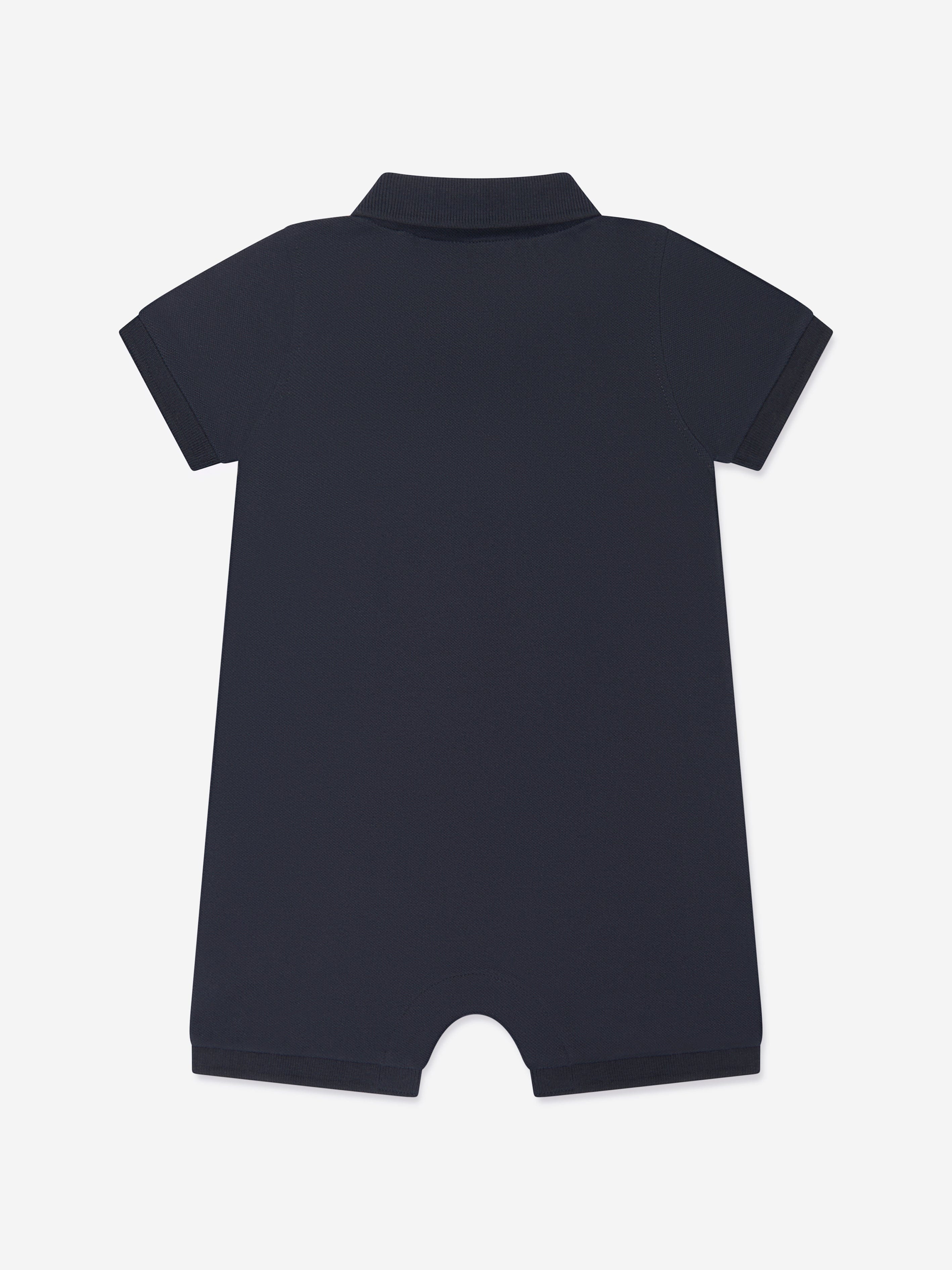 Guess Baby Boys Logo Romperin Navy