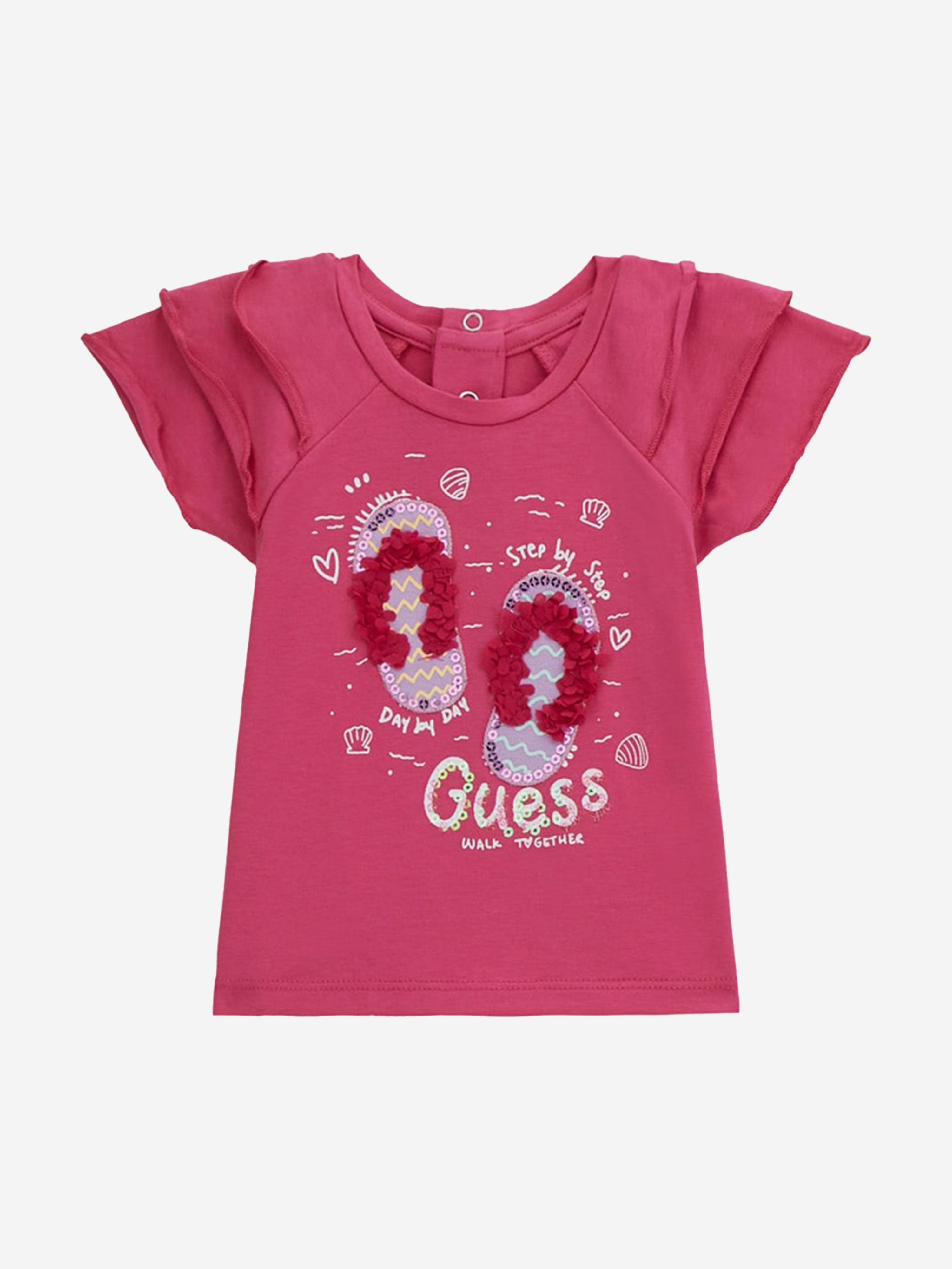 Guess Baby Girls Shorts Set in Pink