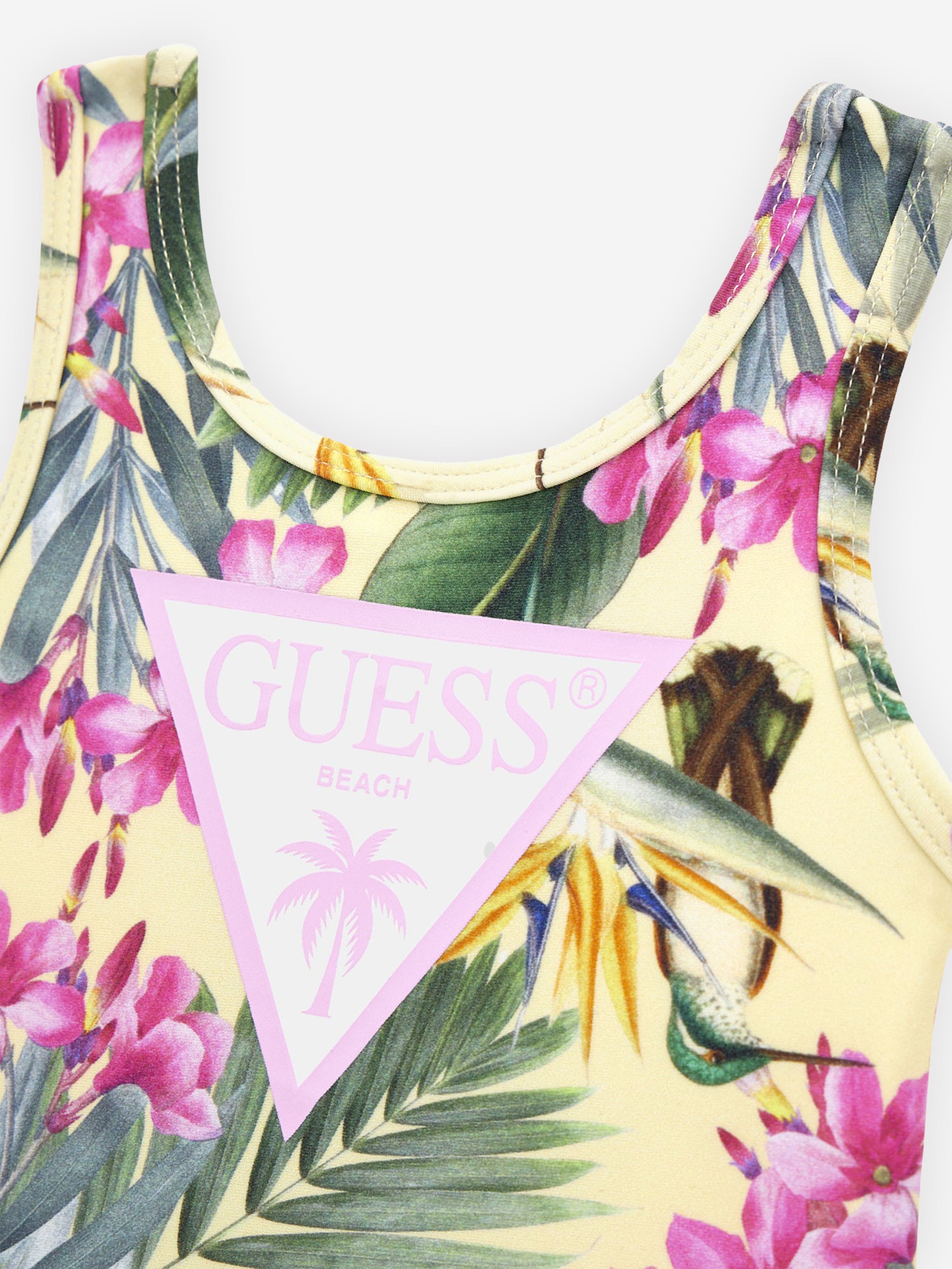 Guess Baby Girls Botanical Swimsuit in Multicolour