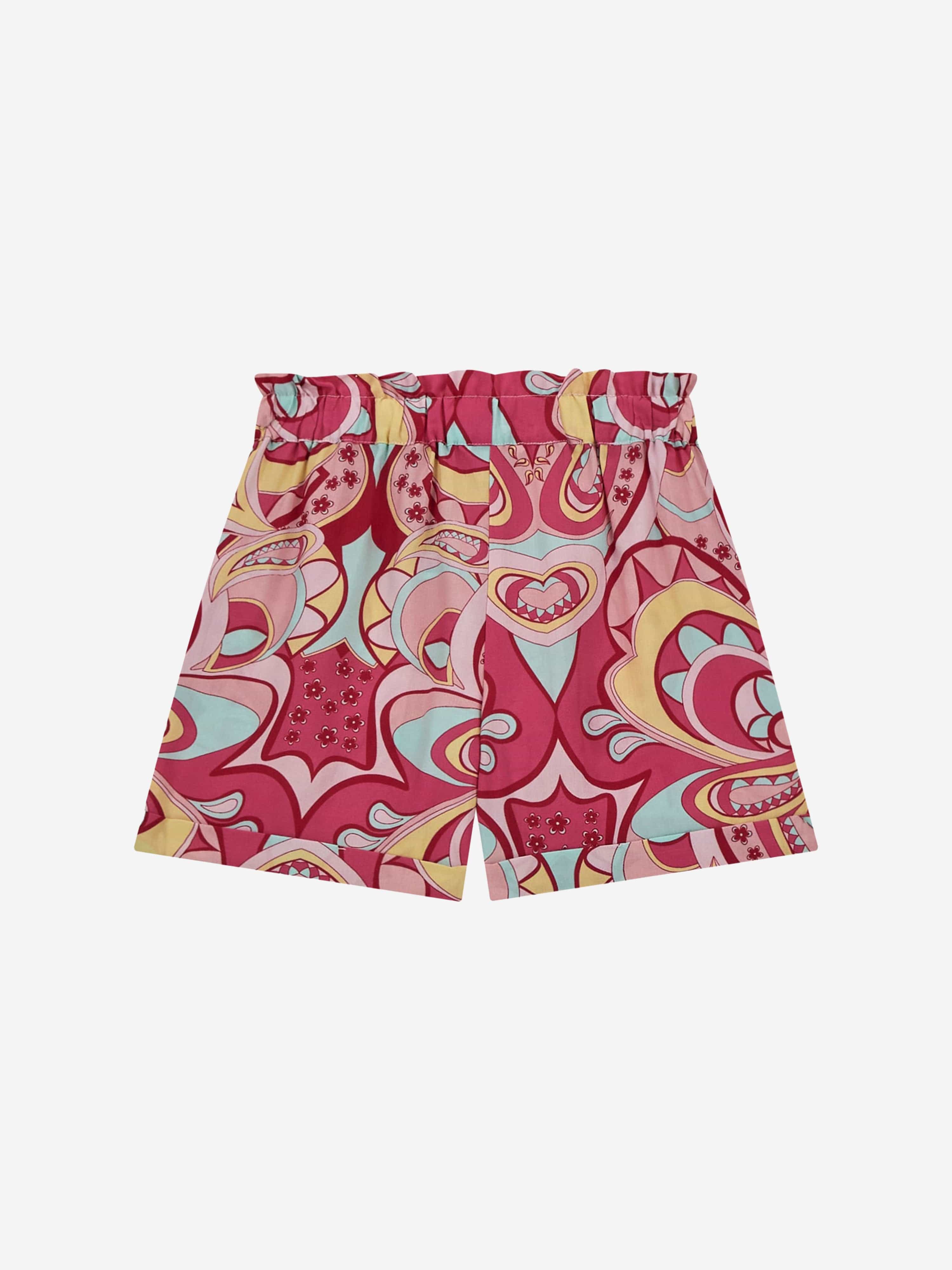 Guess Girls Paisley Shorts in Pink