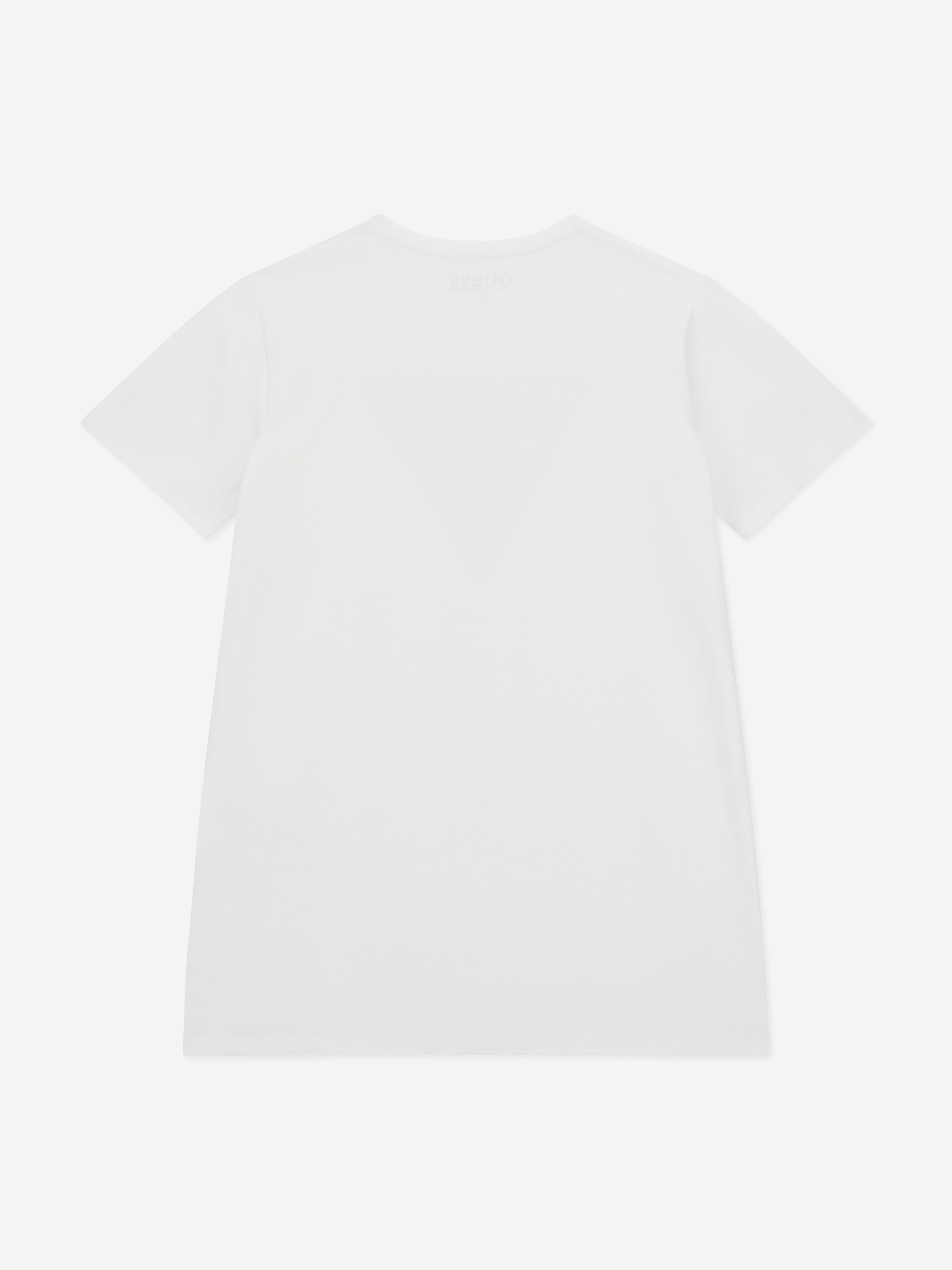 Guess Girls Logo T-Shirt in White