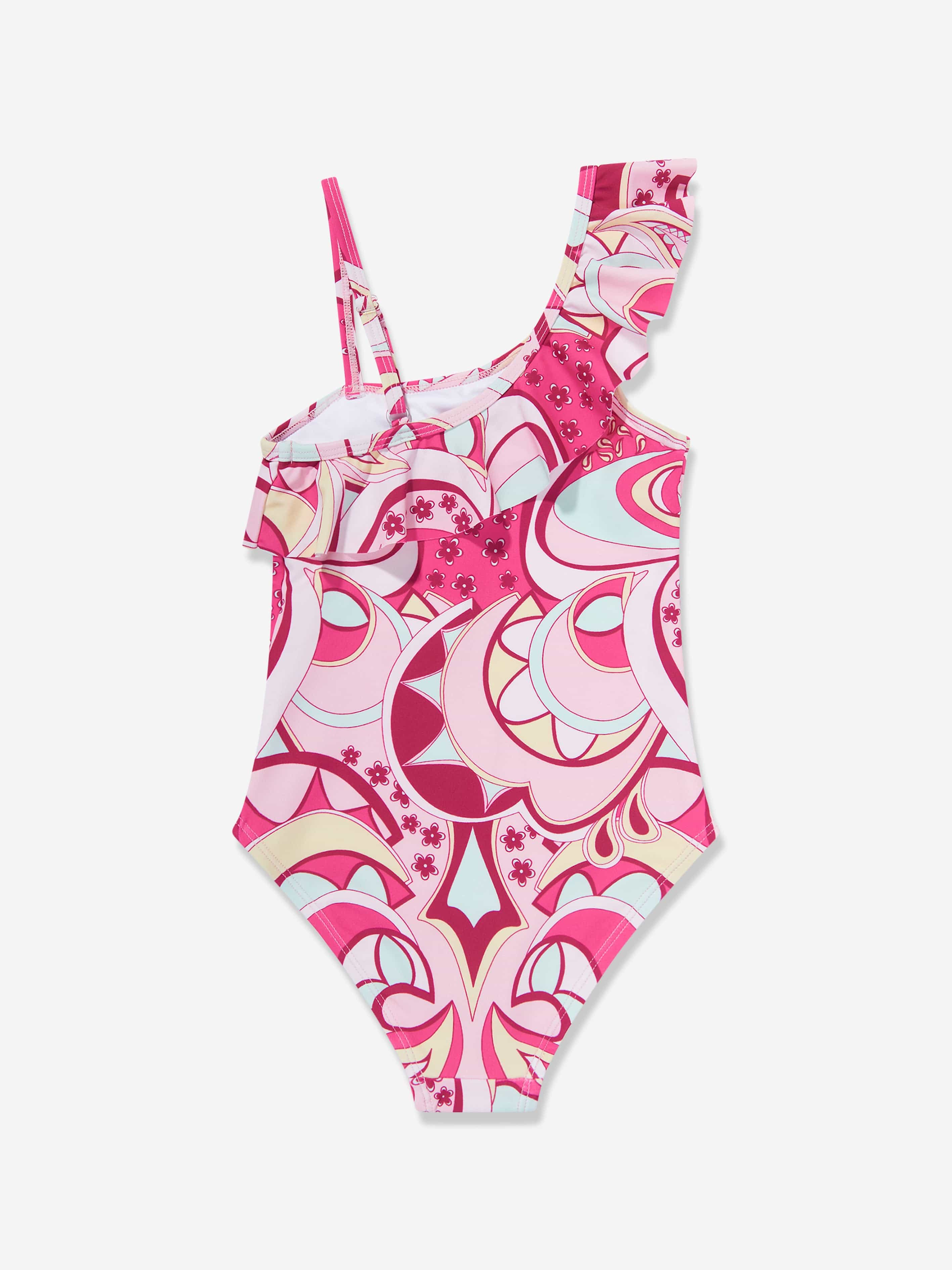 Guess Girls Paisley Swimsuit in Pink