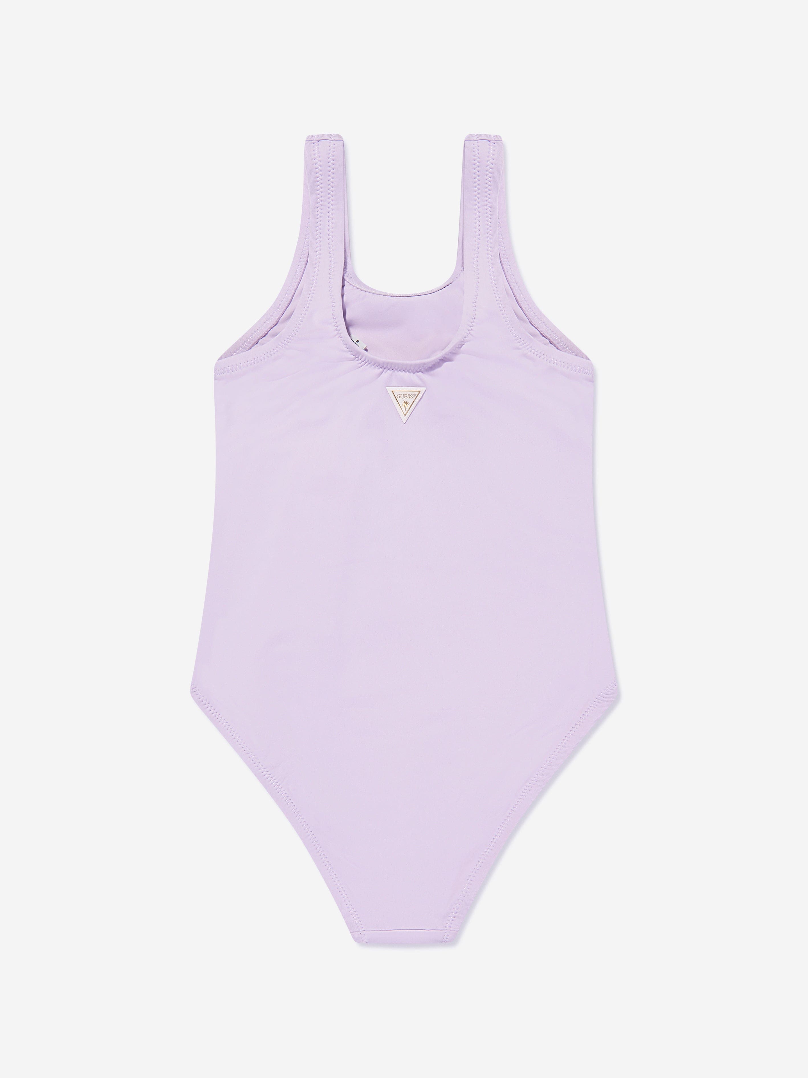 Guess Girls Logo Swimsuit in Purple