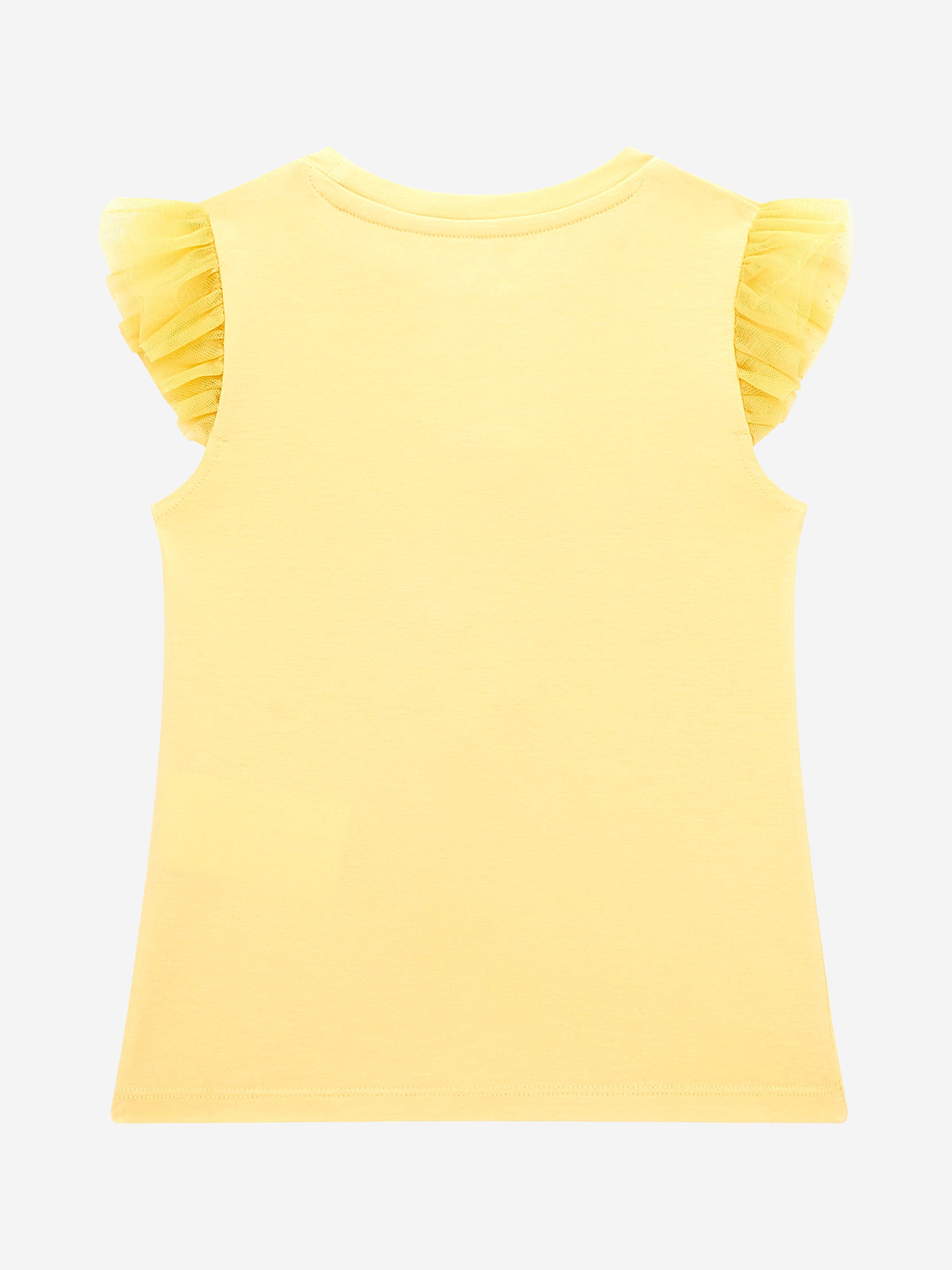 Guess Girls Stay Cool T-Shirt in Yellow