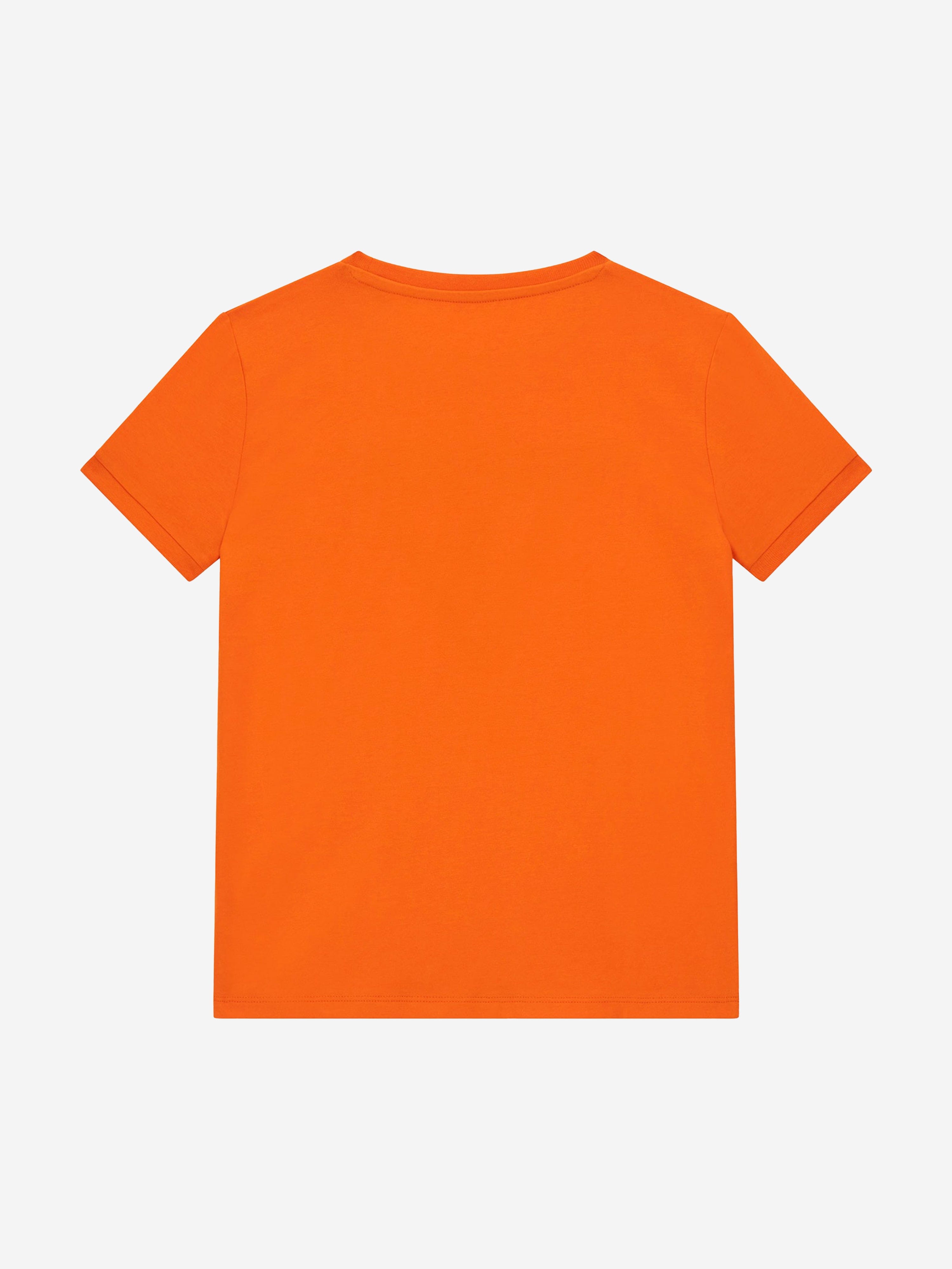 Guess Boys Logo T-Shirt in Orange