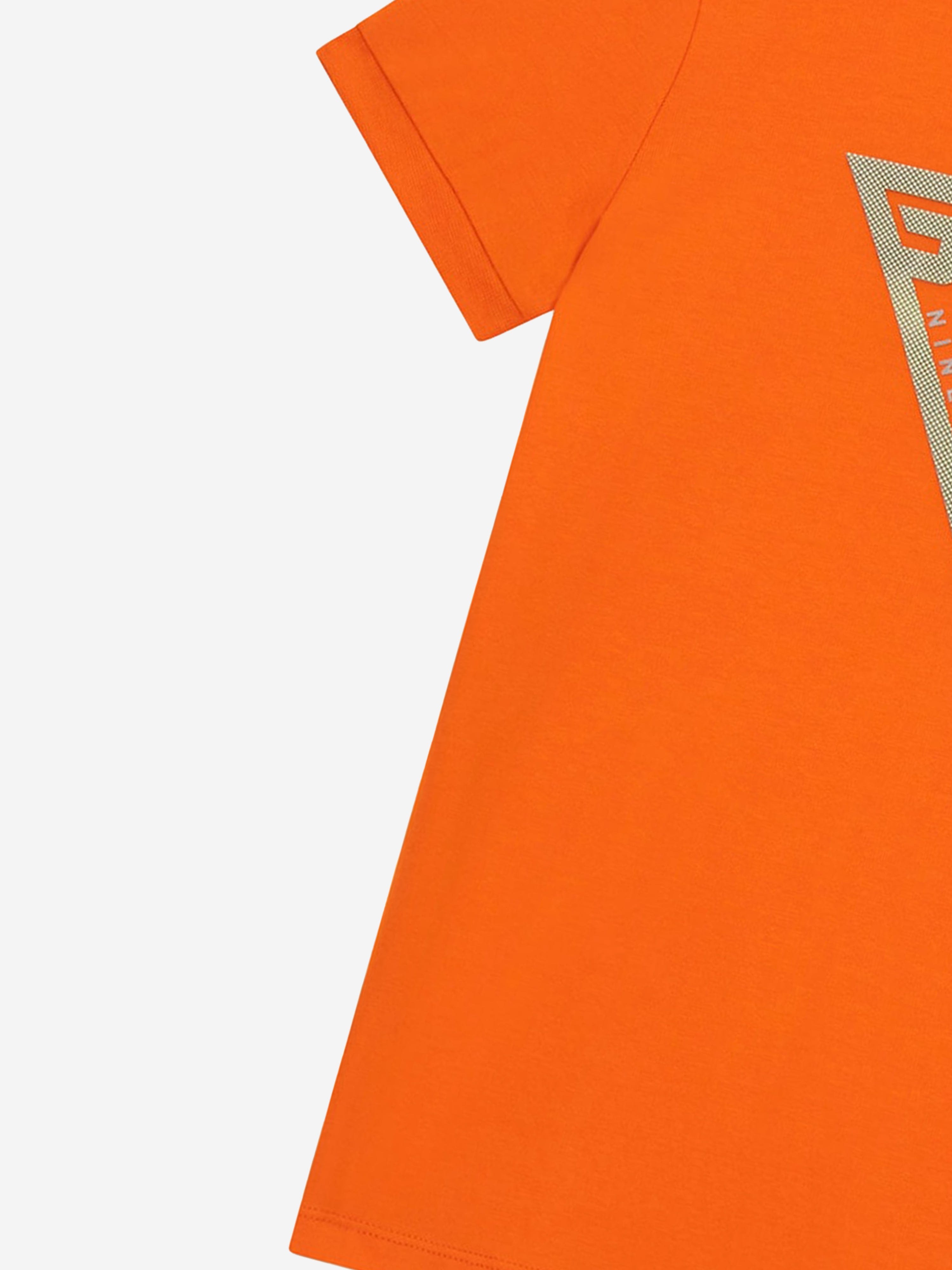 Guess Boys Logo T-Shirt in Orange