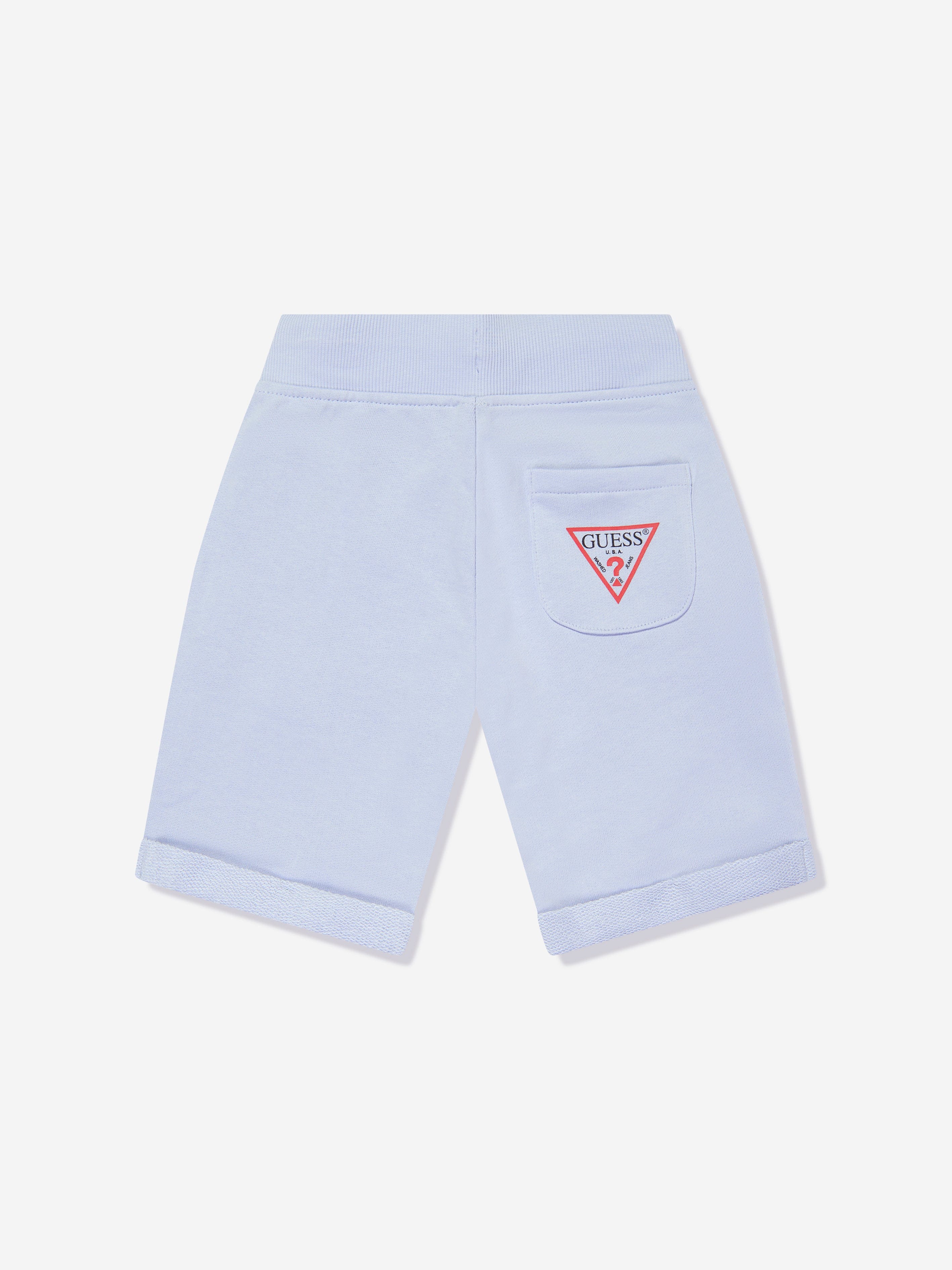 Guess Boys Logo Shorts in Blue