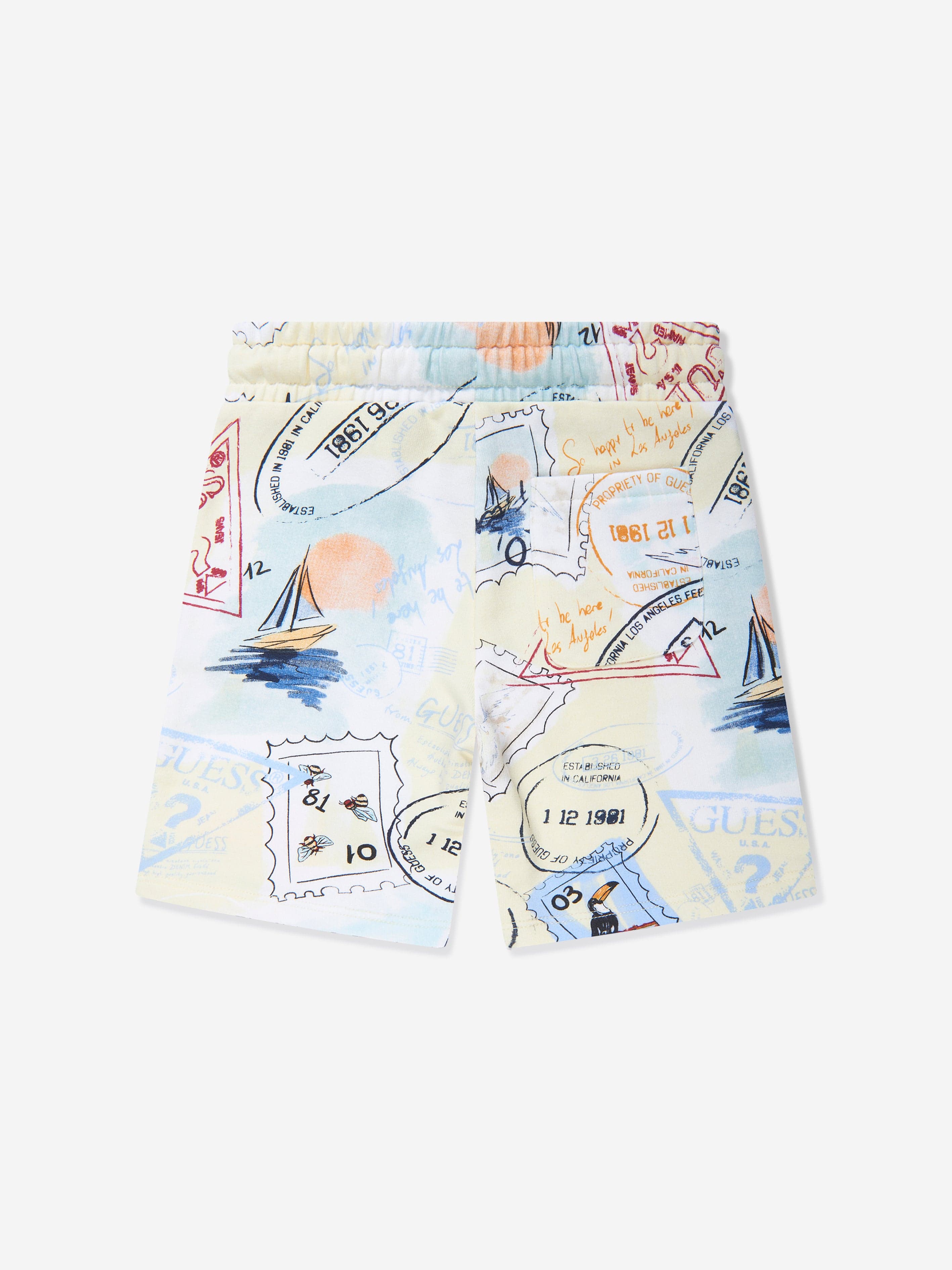 Guess Boys Post Stamp Shorts in Multicolour