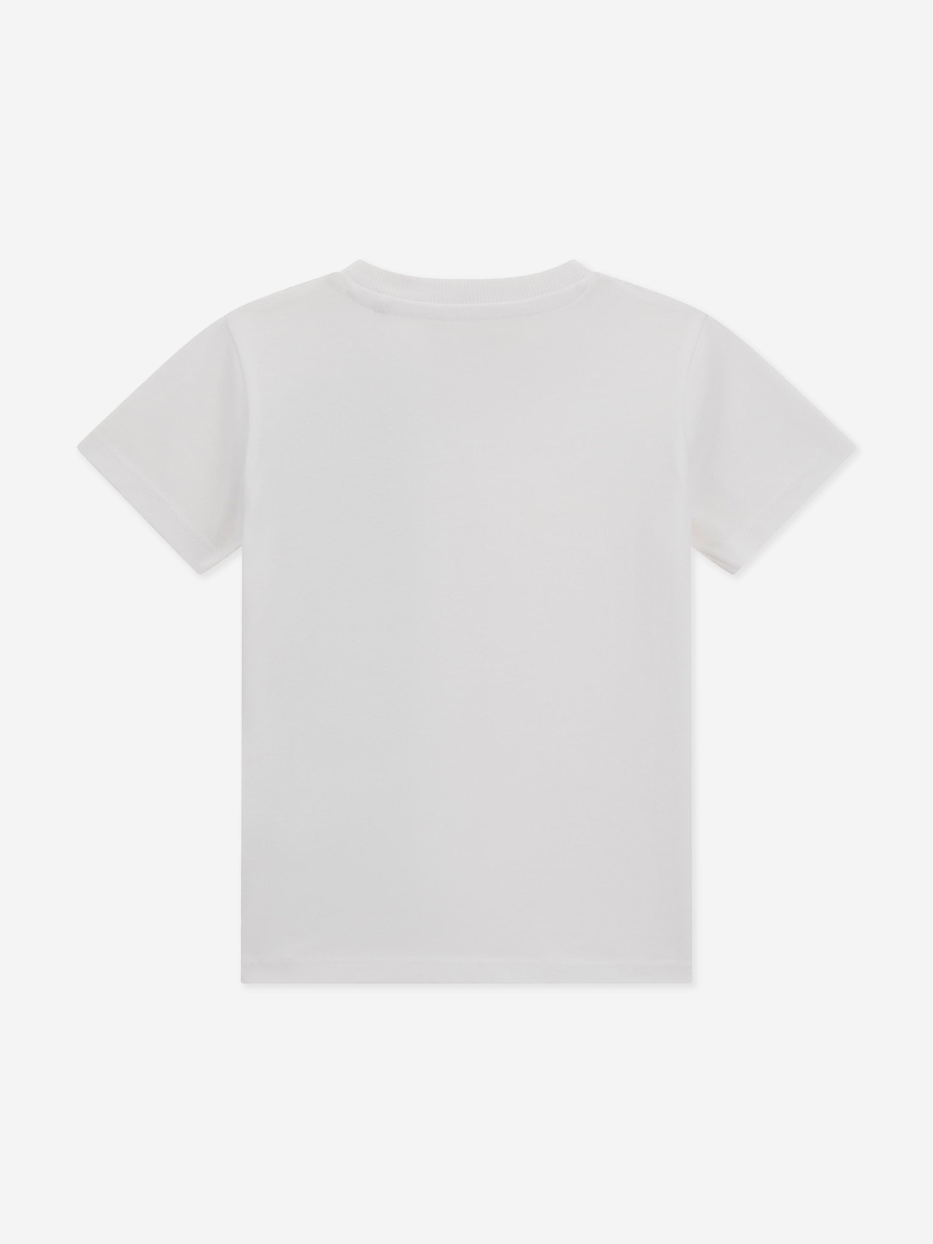 Guess Boys Logo T-Shirt in White