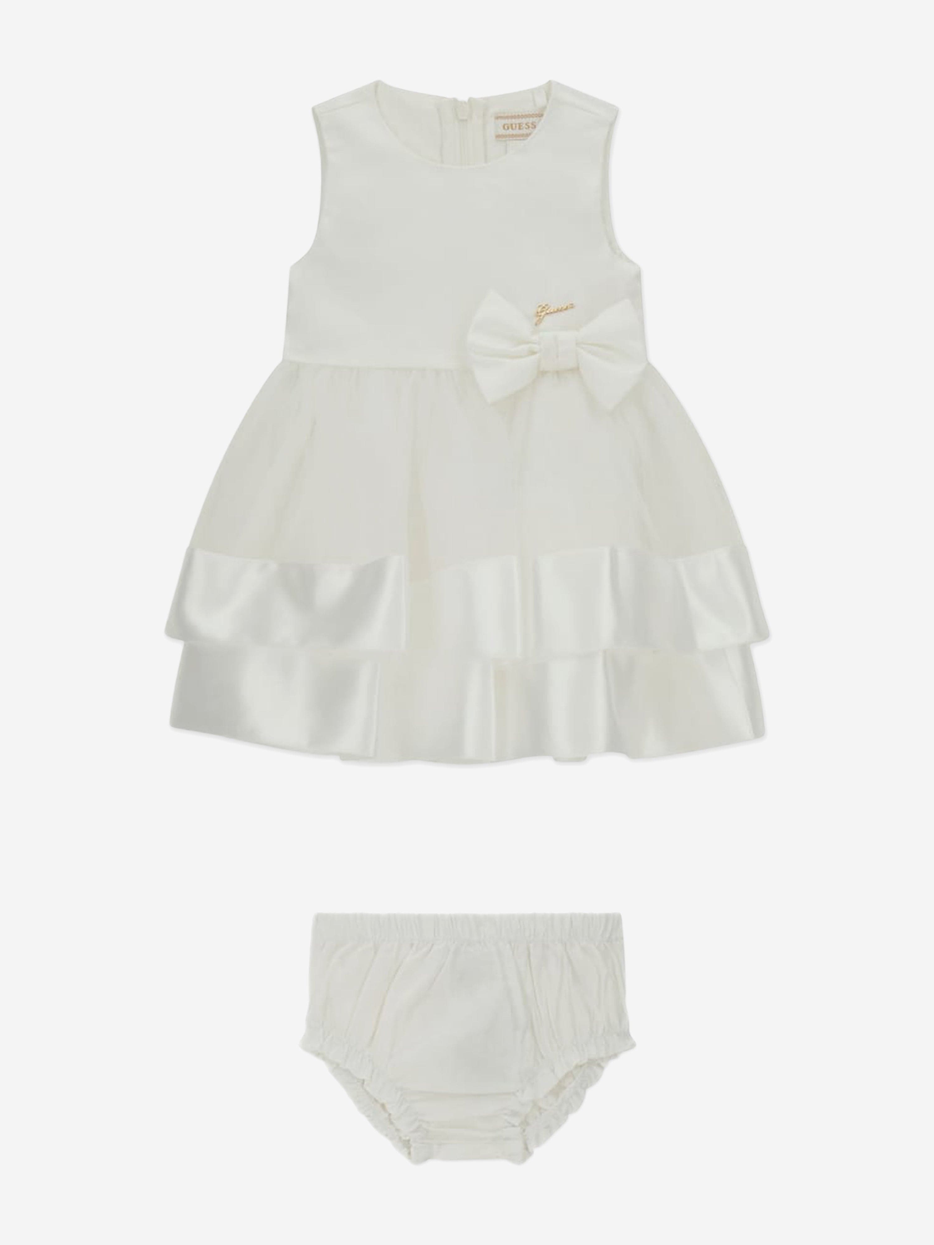 Guess Baby Girls Ceremony Dress in Ivory
