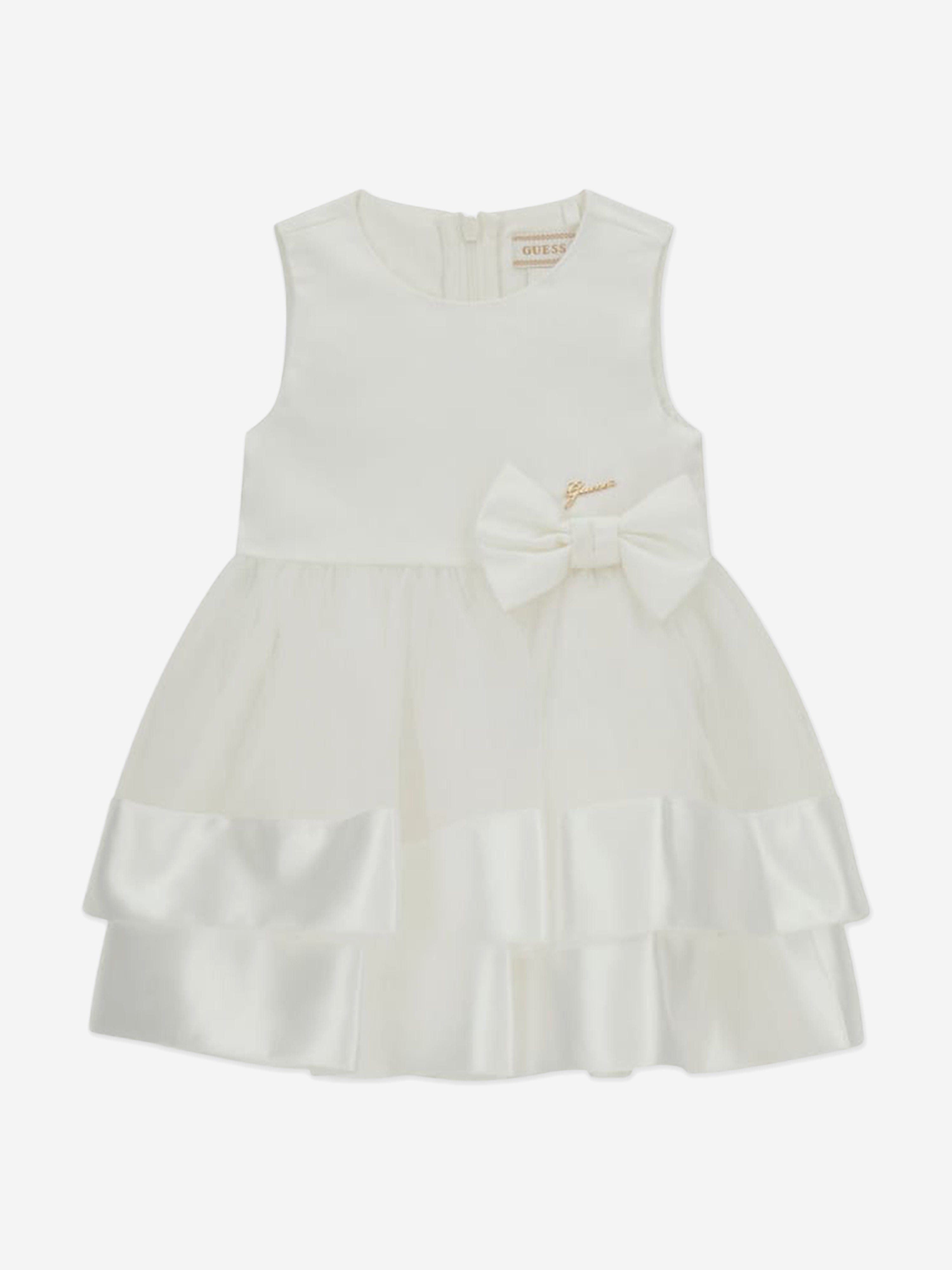 Guess Baby Girls Ceremony Dress in Ivory
