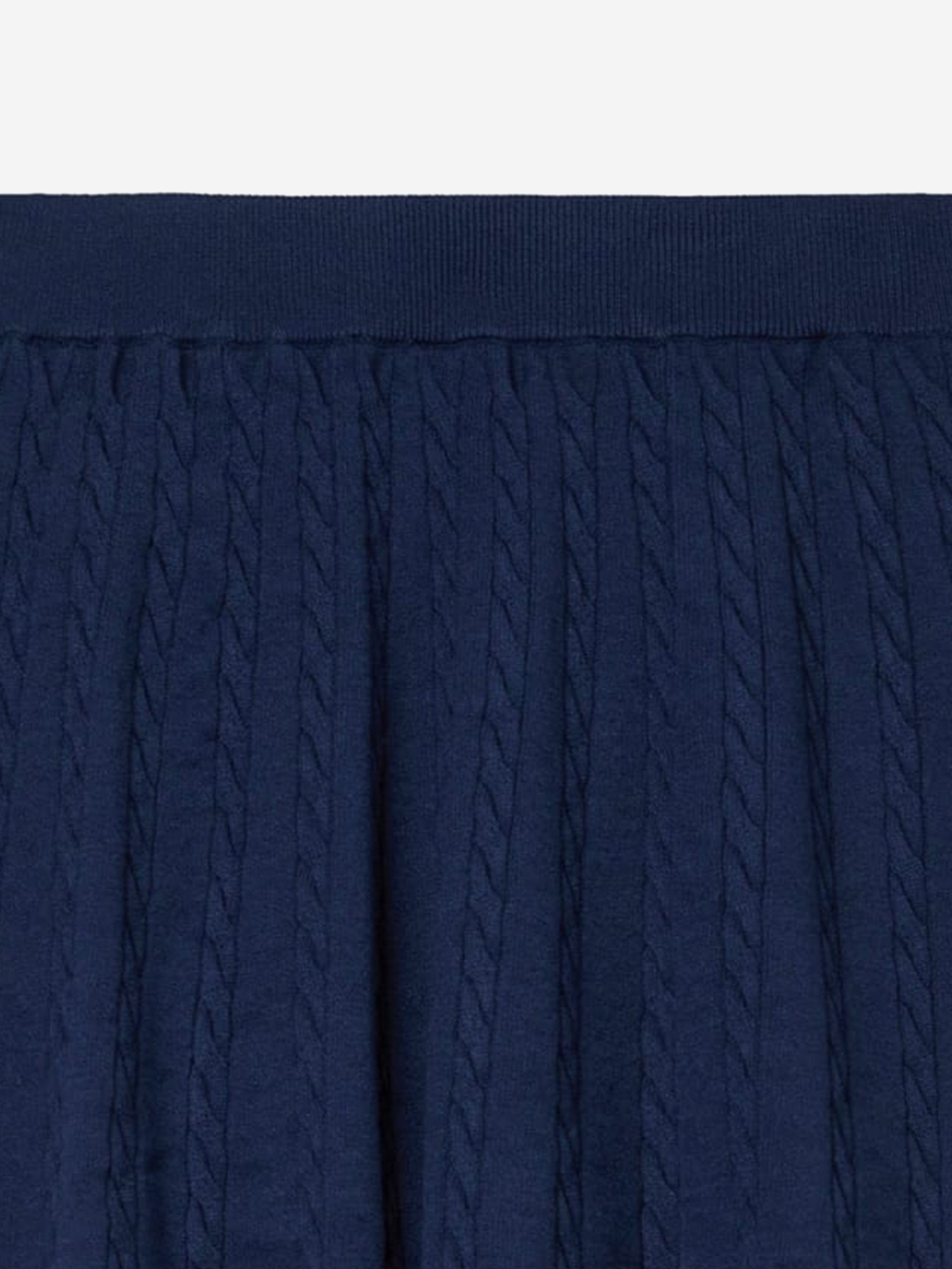 Guess Girls Midi Sweater Skirt in Navy