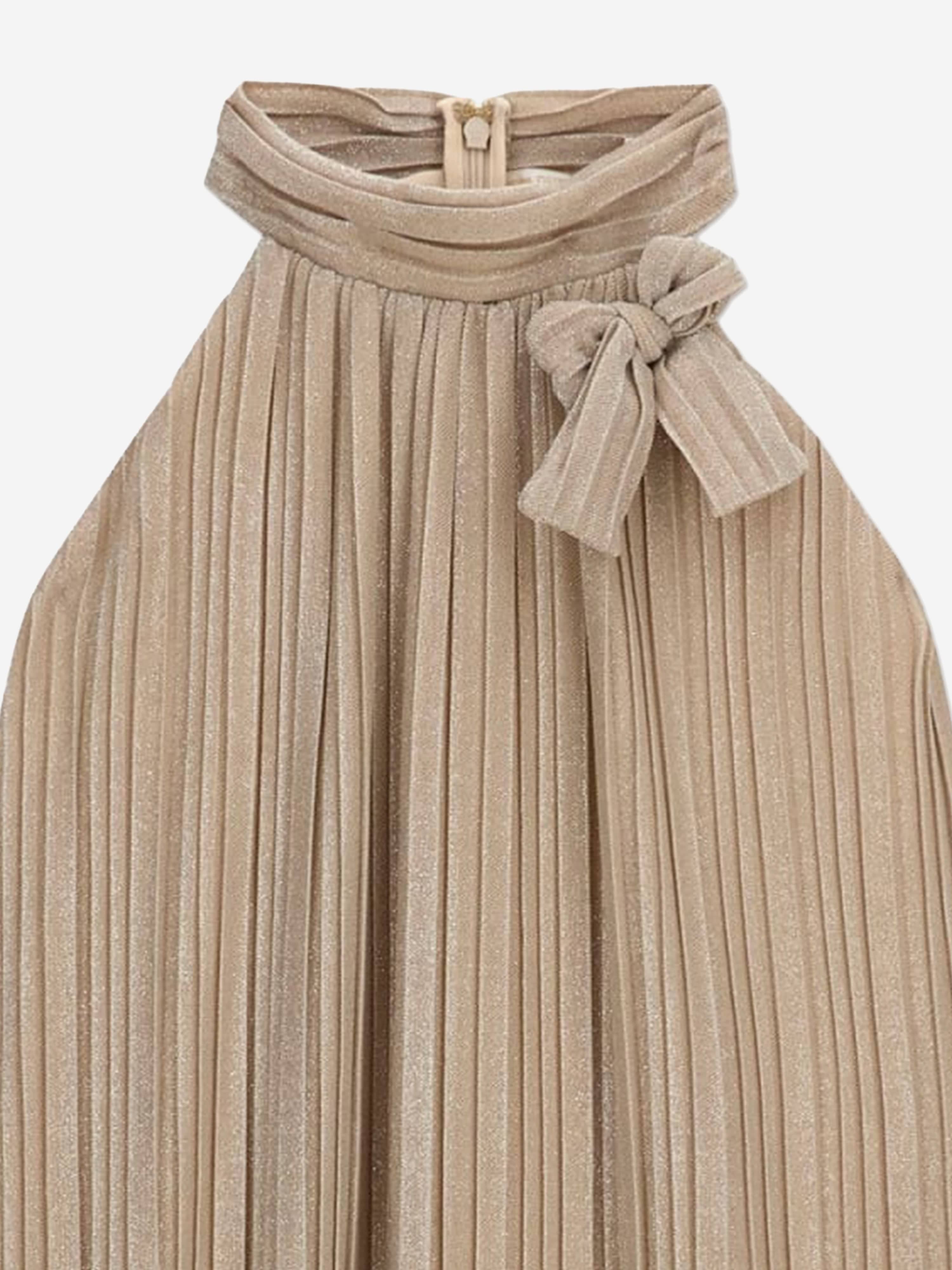 Guess Girls Sleeveless Ceremony Dress in Beige