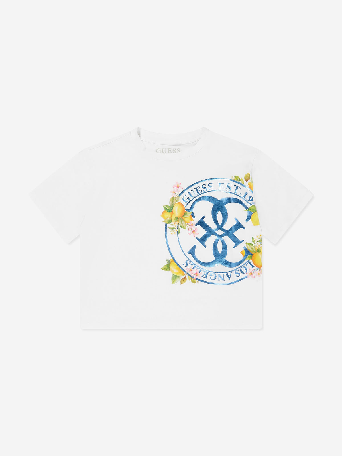 Guess Lemon Logo Midi T Shirt
