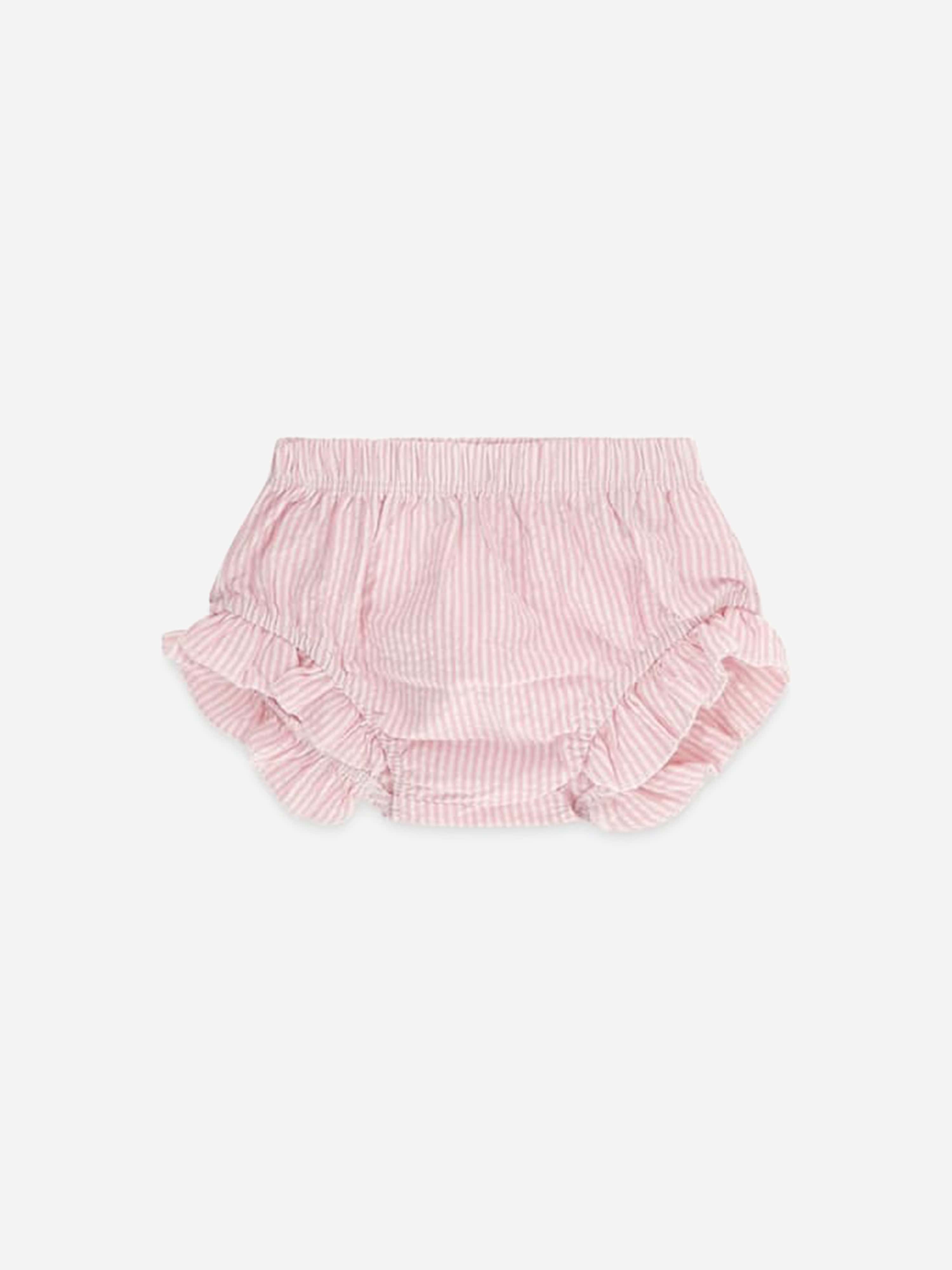 Guess Baby Girls Striped Dress Set in Pink