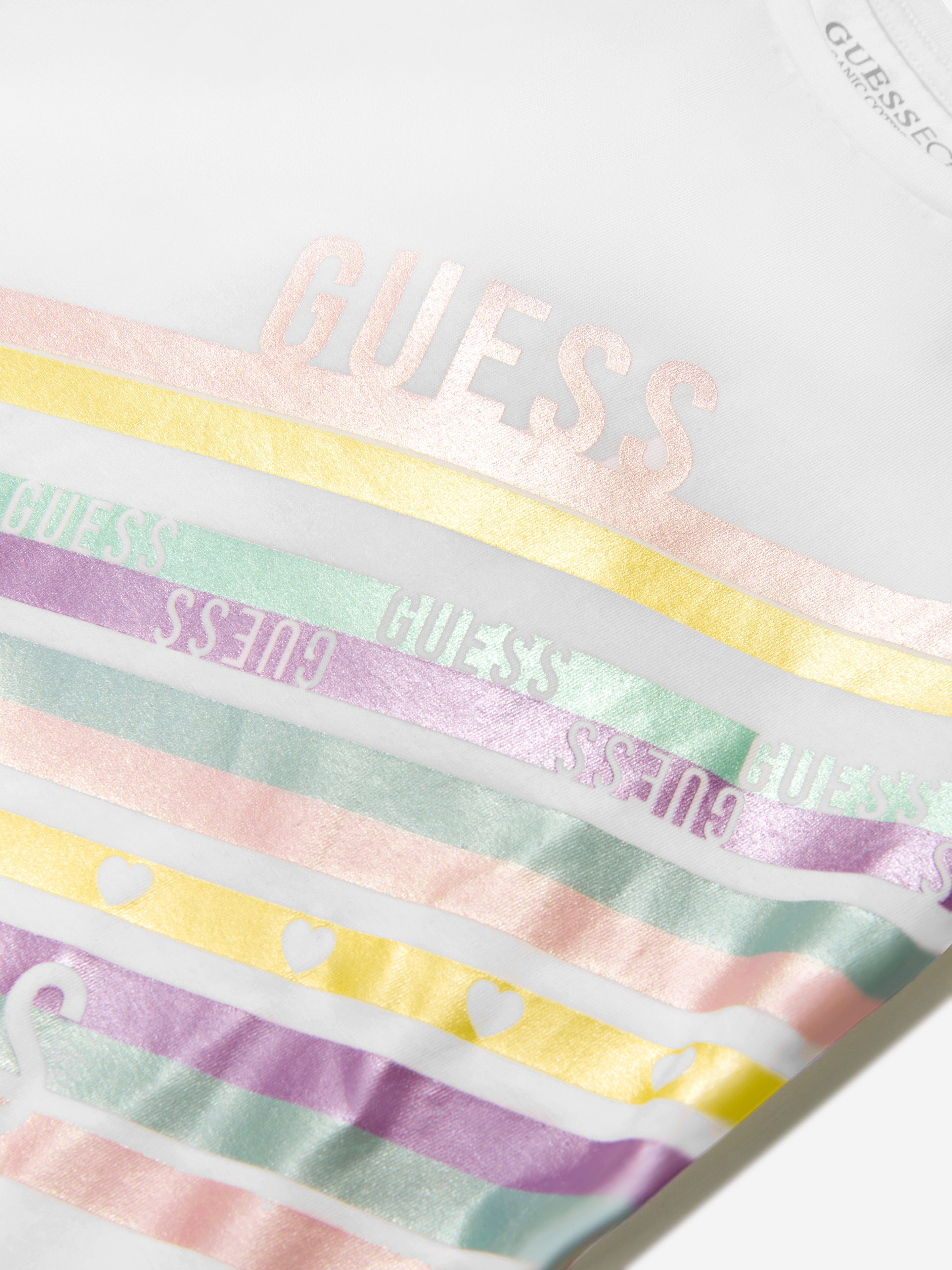 Guess Girls Flared Short Sleeve T-Shirt