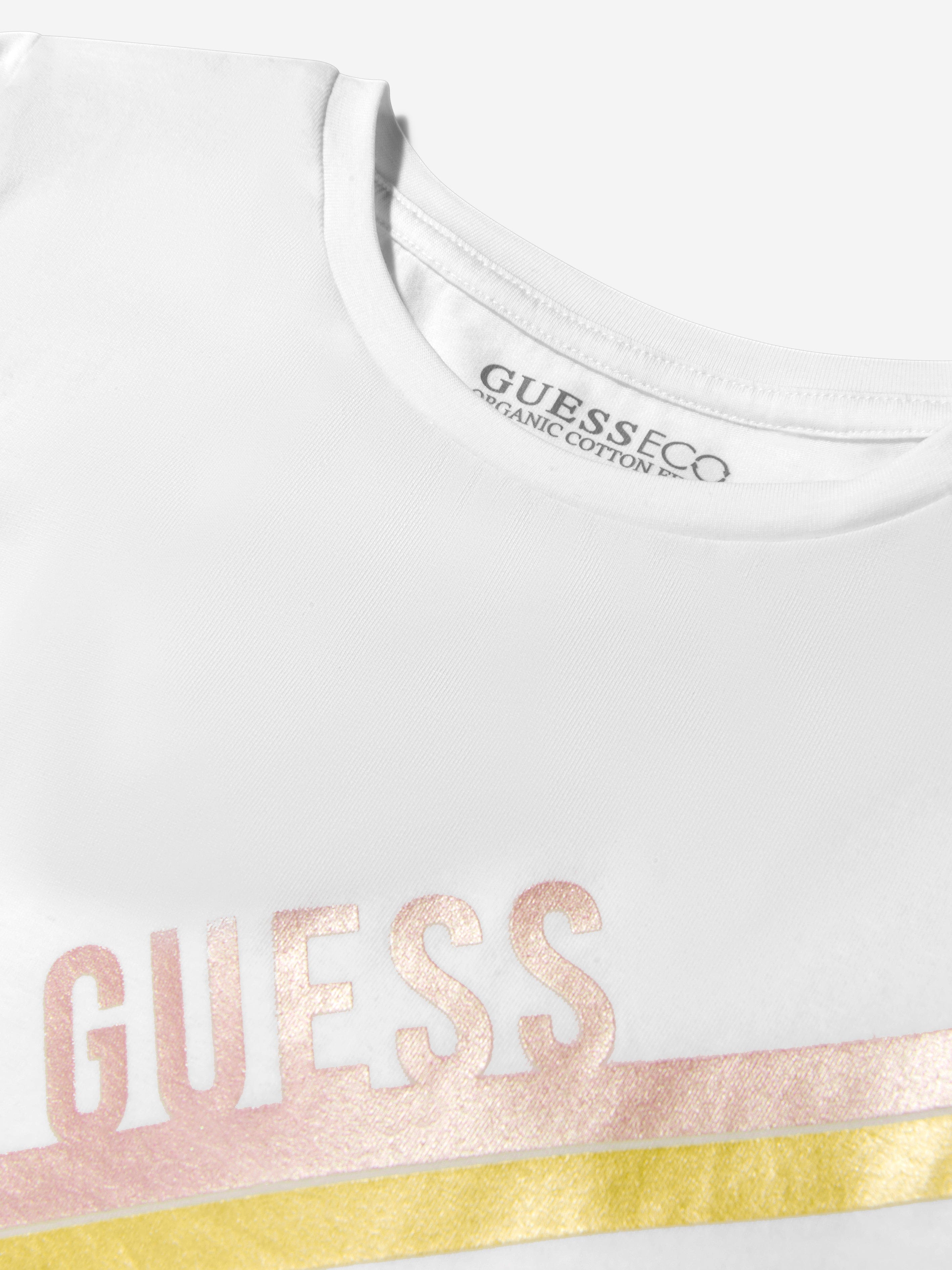 Guess Girls Flared Short Sleeve T-Shirt