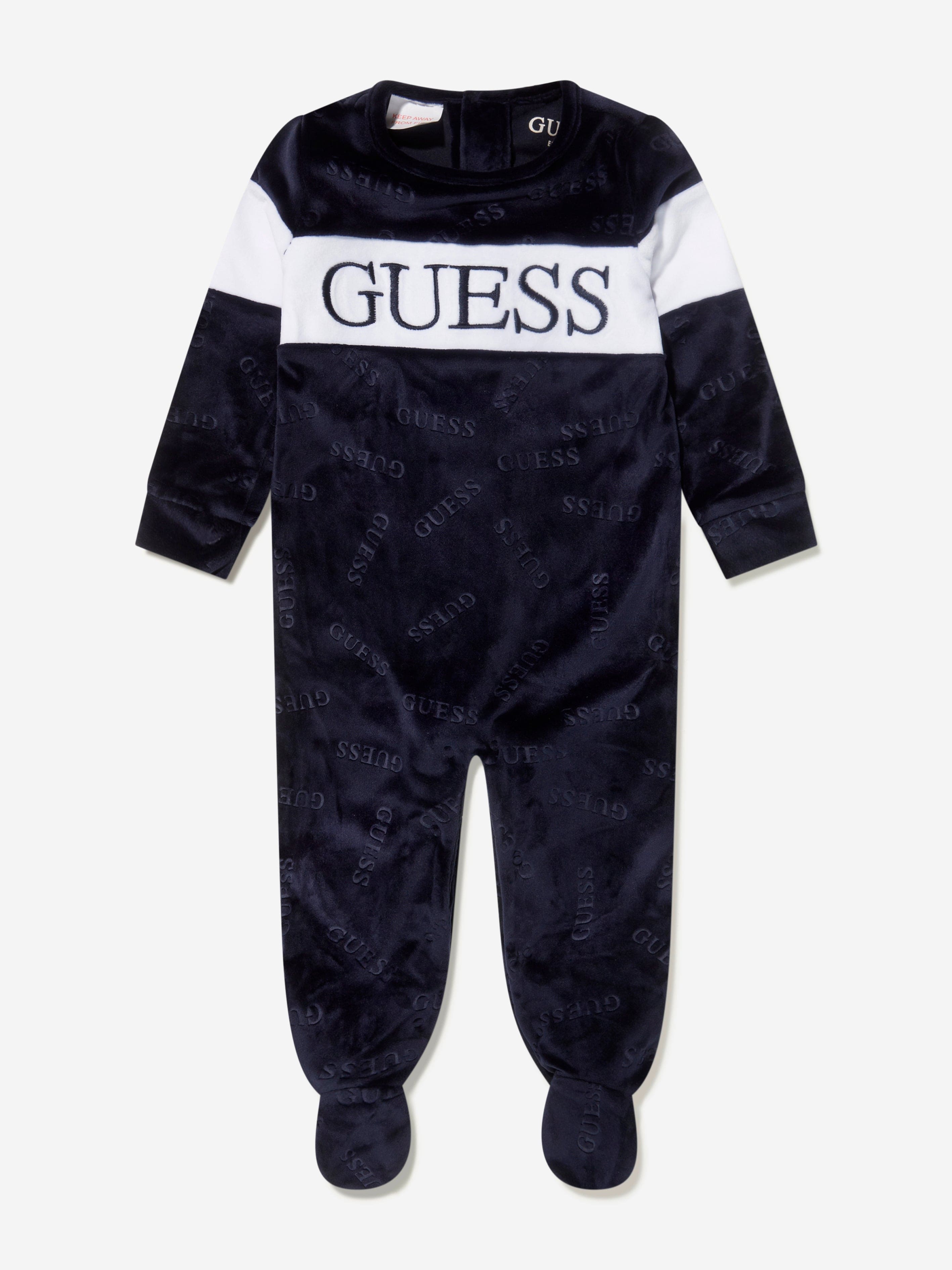 Guess Baby Chenille Logo Babygrow