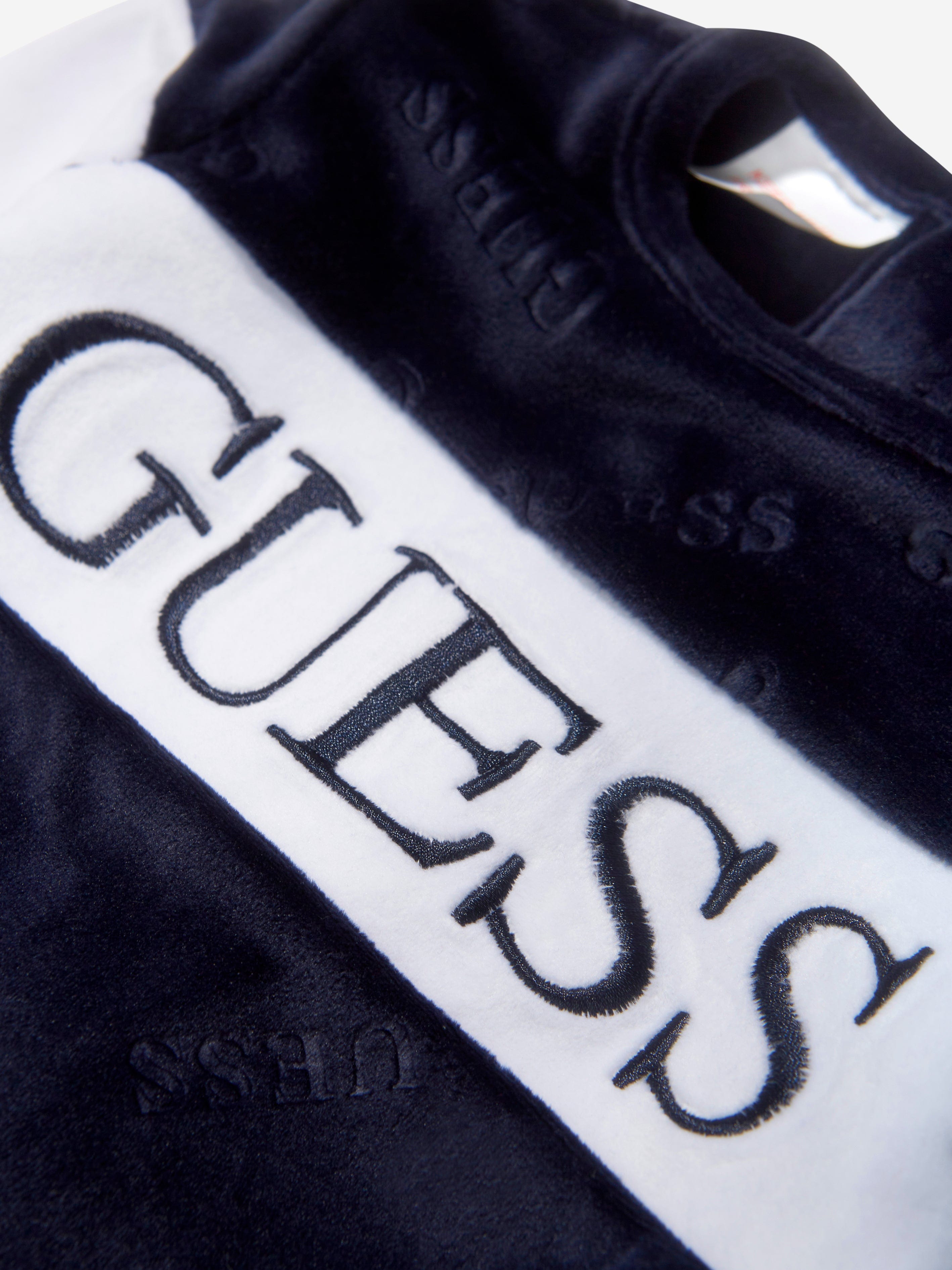 Guess Baby Chenille Logo Babygrow