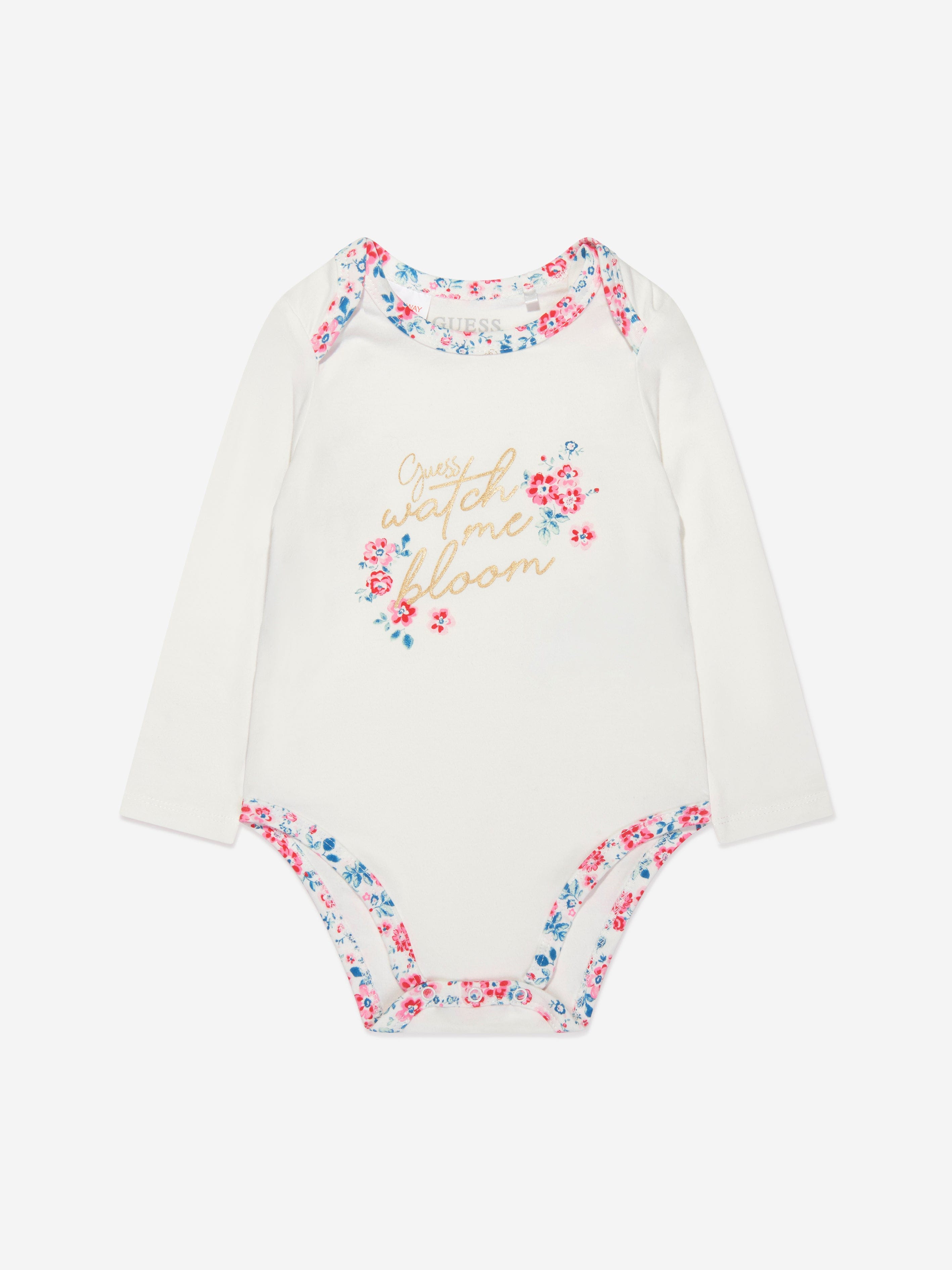 Guess Baby Girls 3 Piece Bodysuit Set