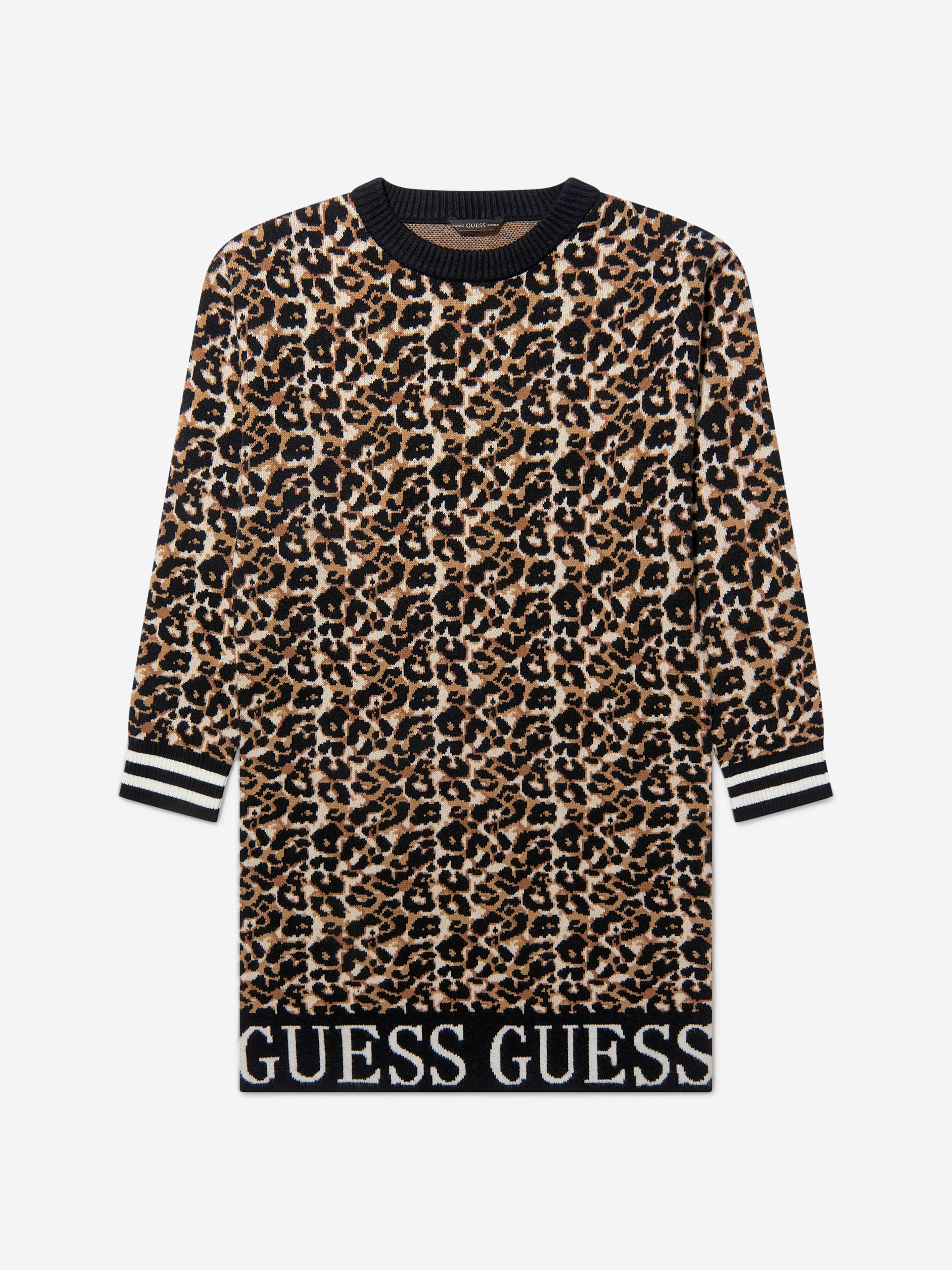 Guess Girls Long Sleeve Sweater Dress