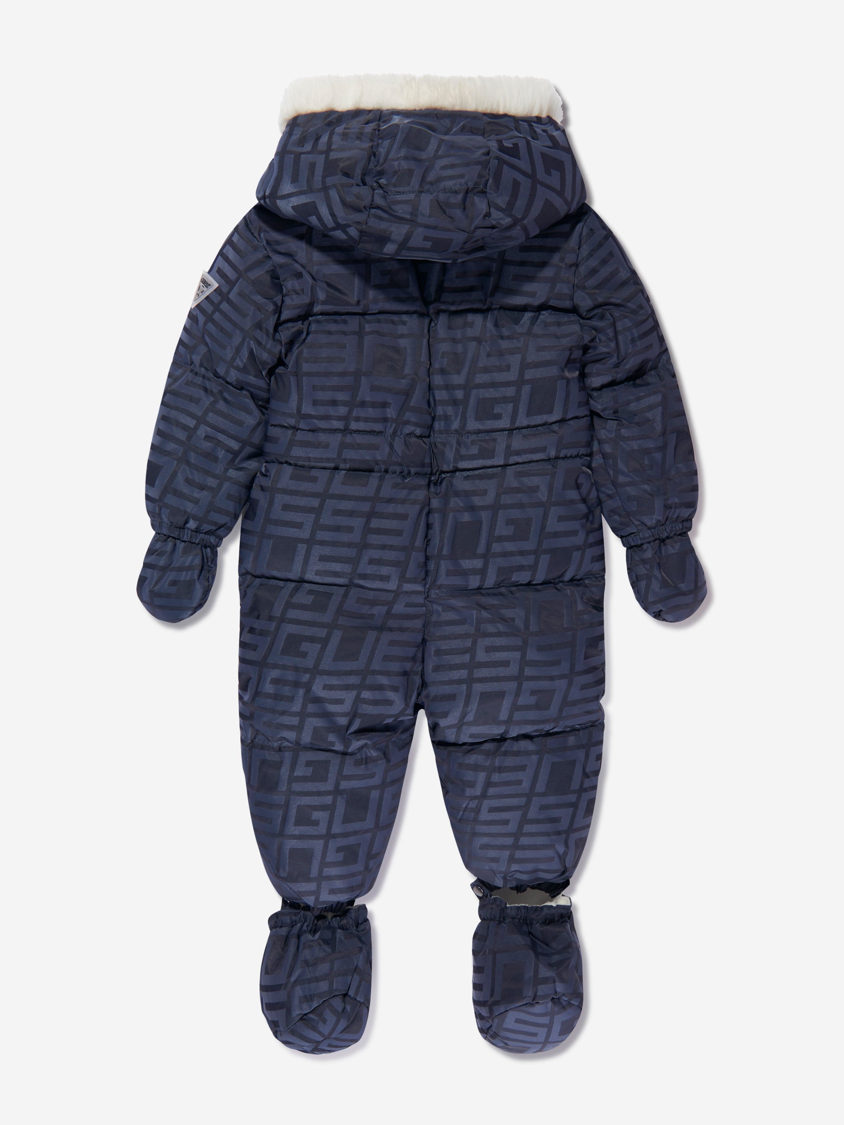 Guess Baby Boys Padded Snowsuit With Hood