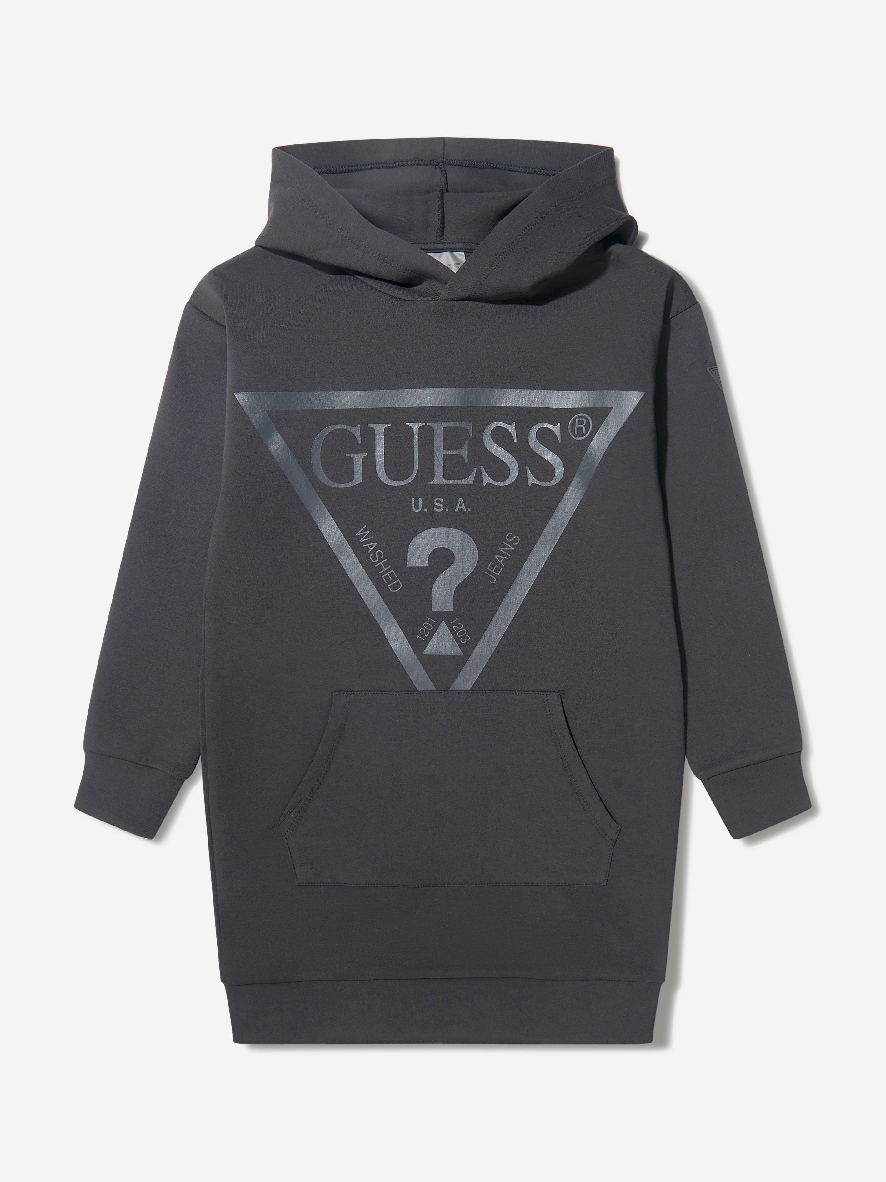 Guess Girls Hooded Sweater Dress