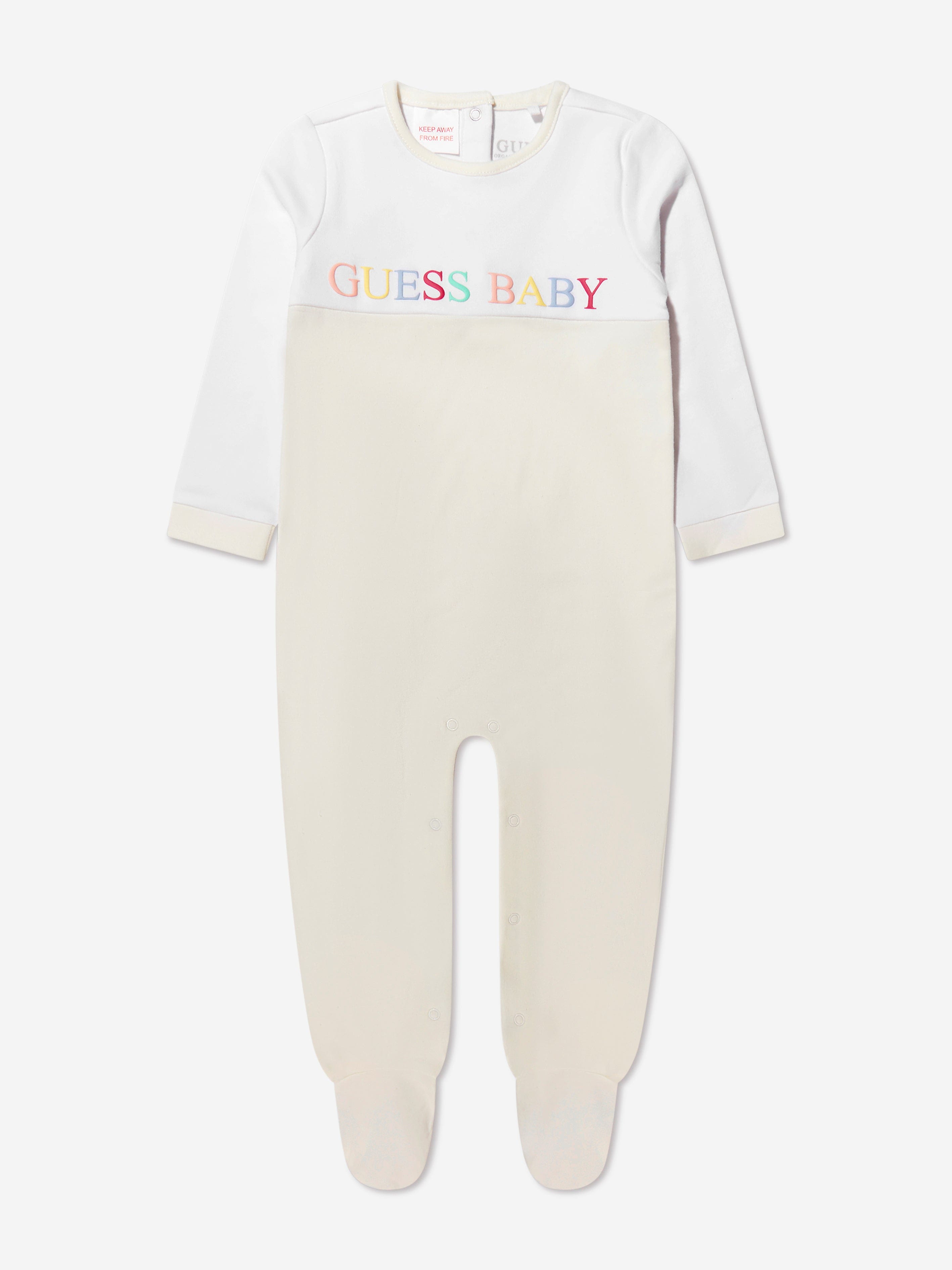 Guess Baby Boys Logo Babygrow