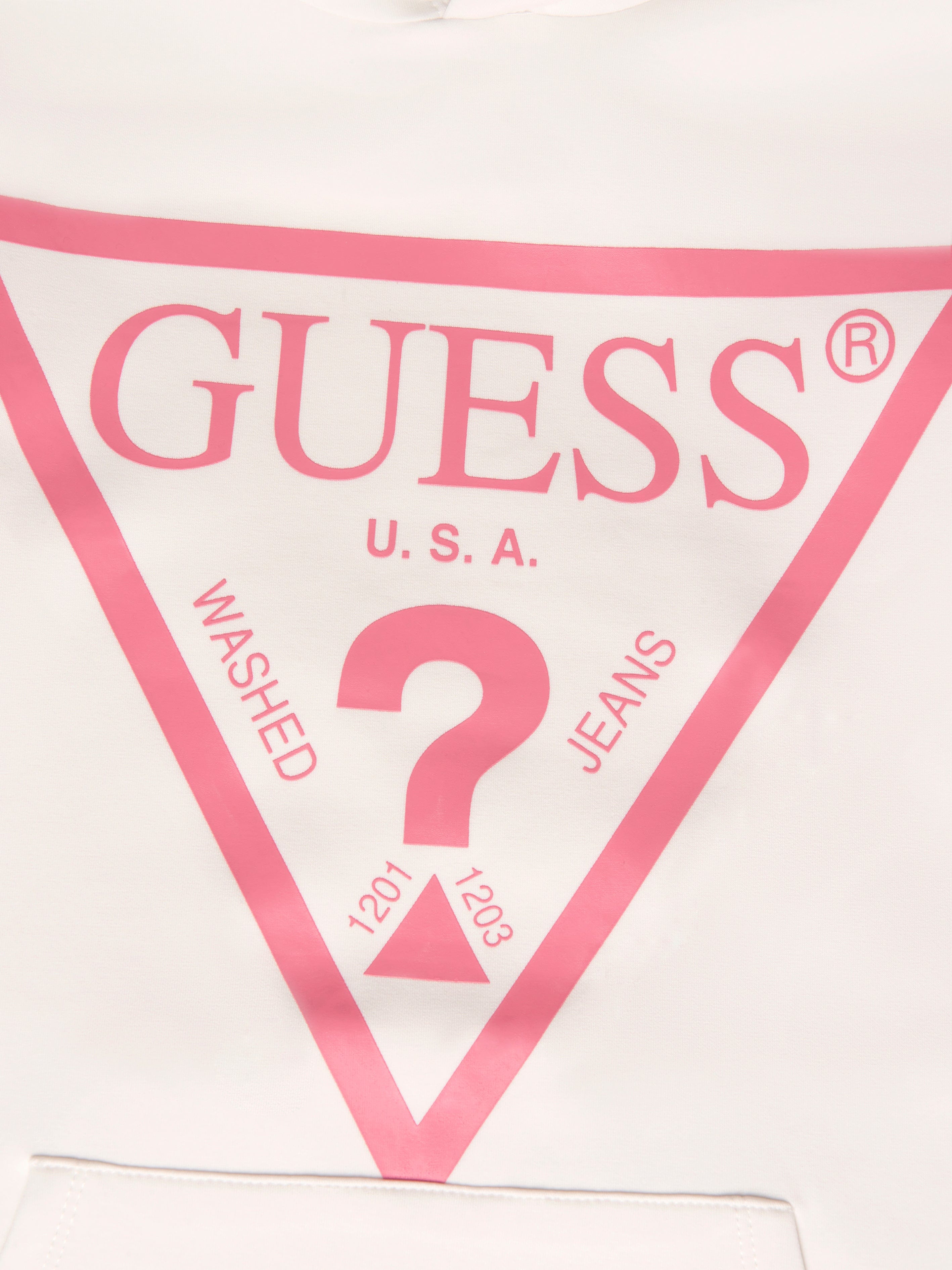 Guess Girls Hooded Sweater Dress