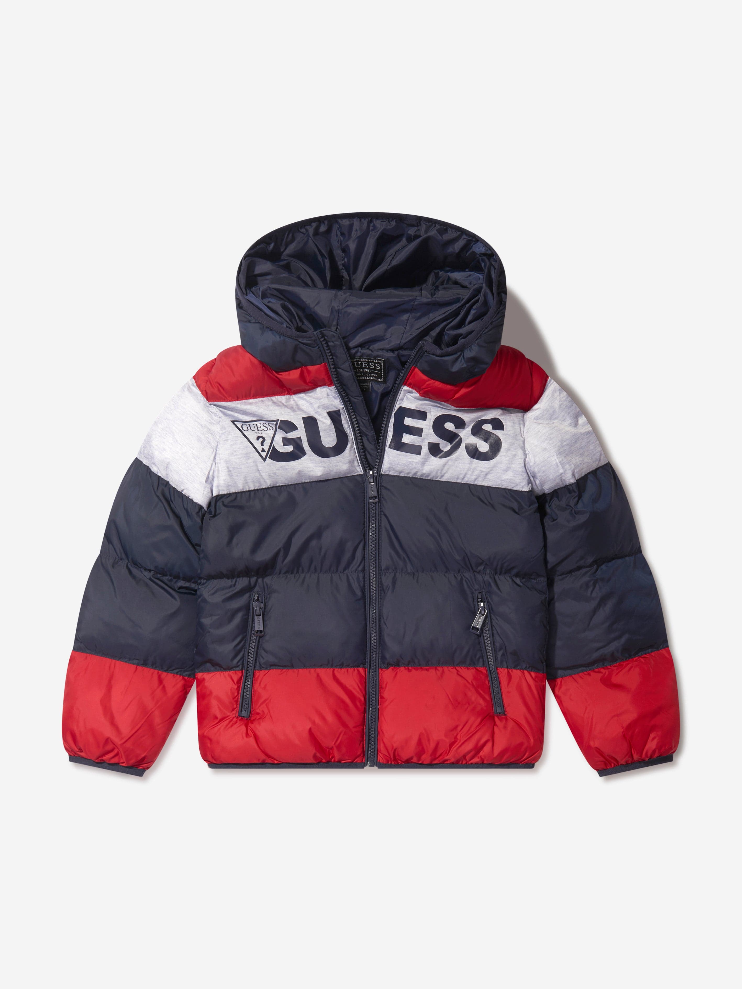 Guess Boys Padded Jacket With Hood