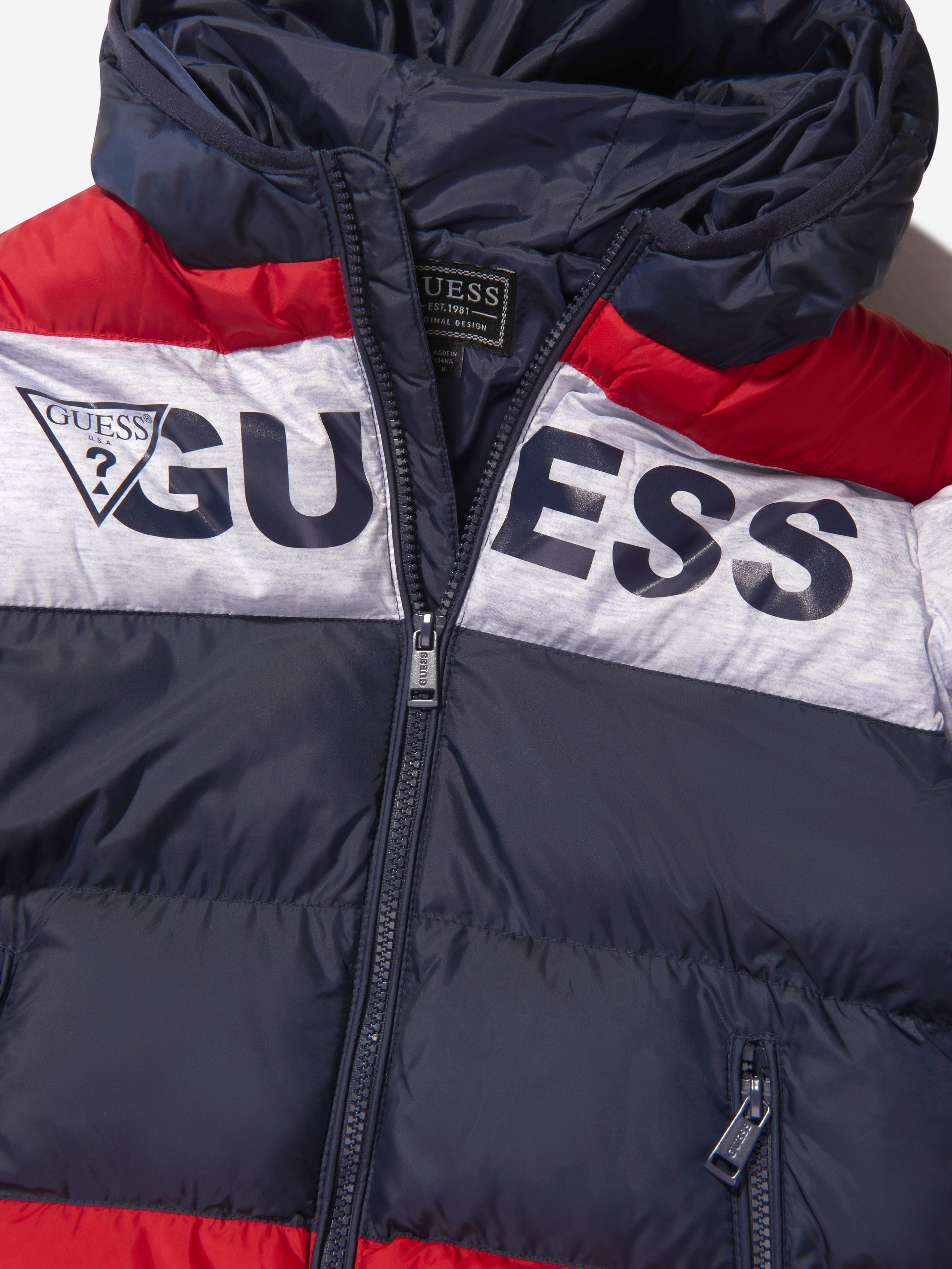 Guess Boys Padded Jacket With Hood