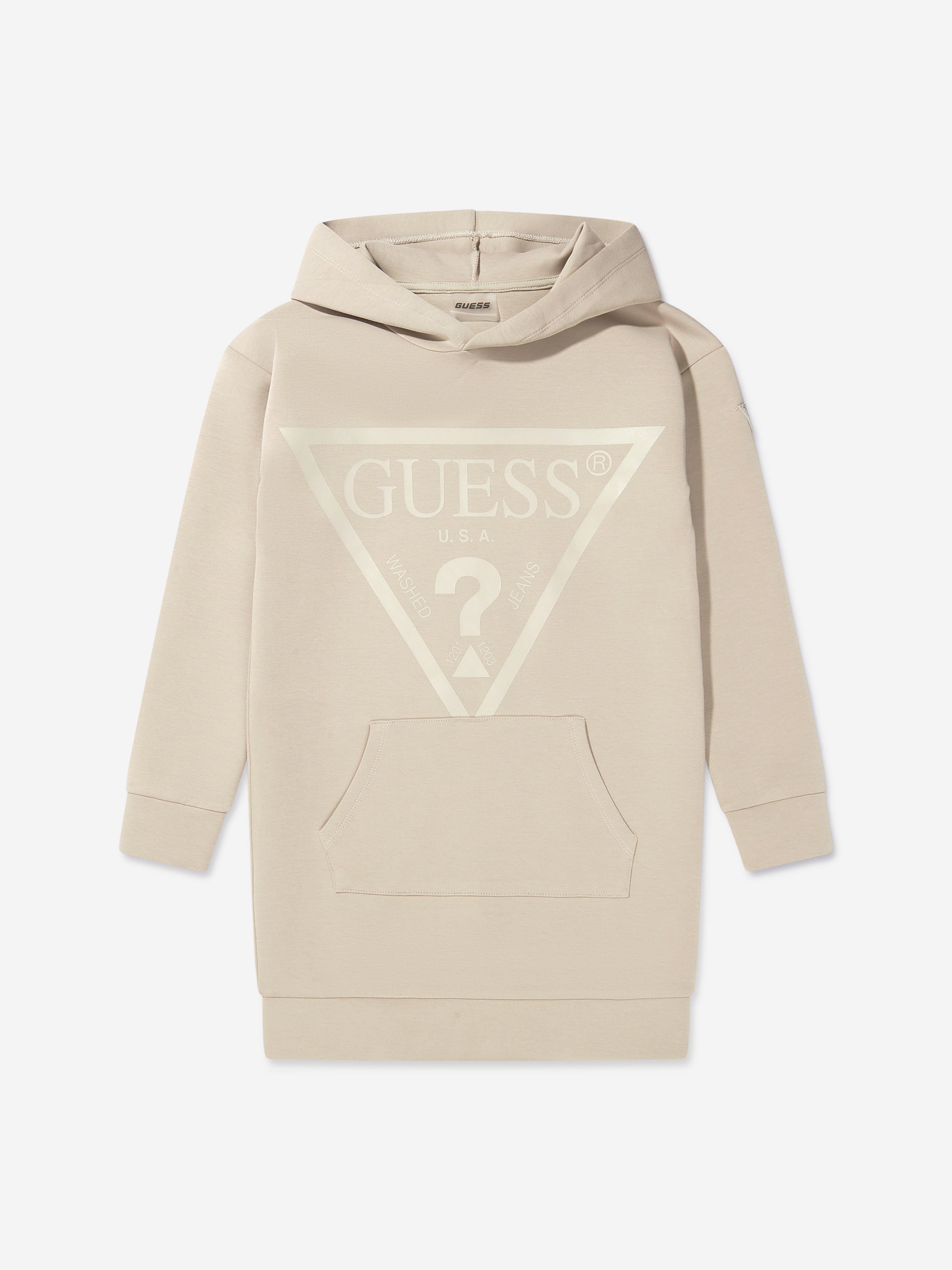 Guess Girls Hooded Sweater Dress