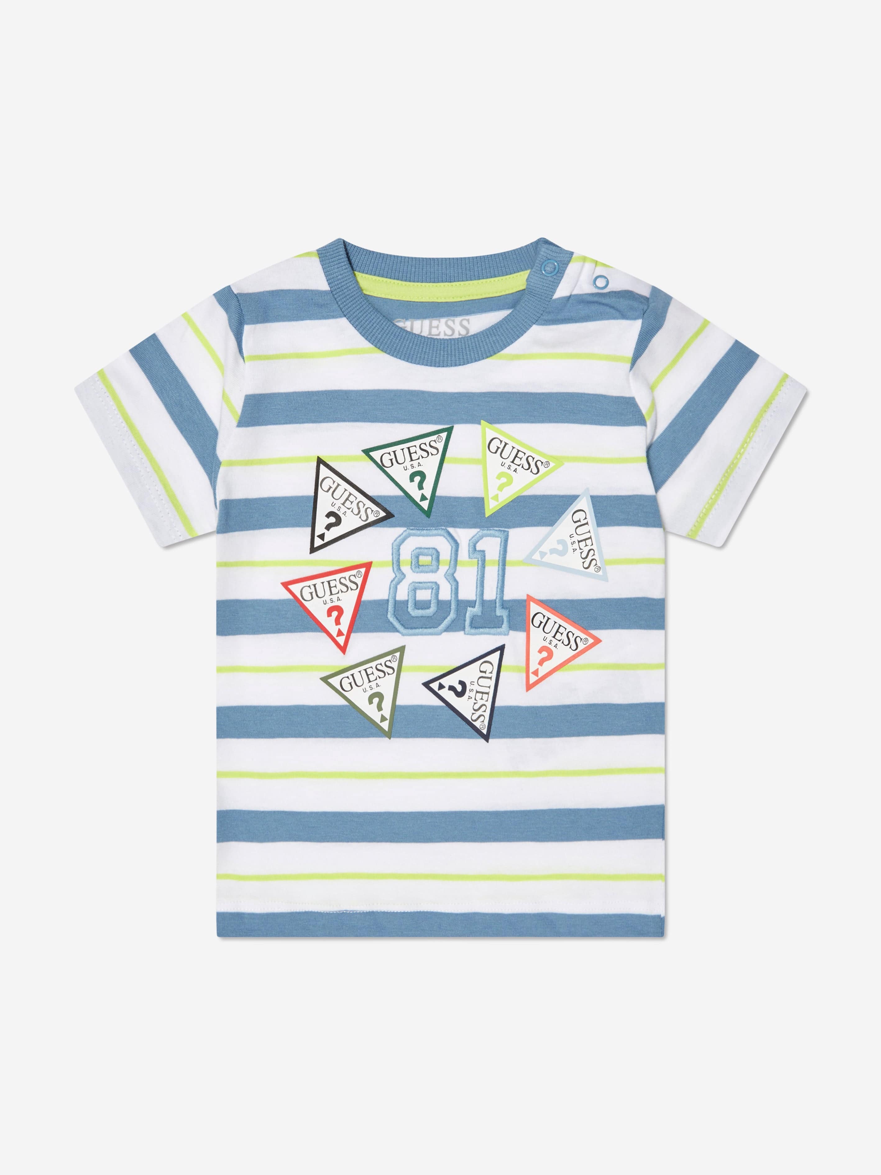 Guess Baby Boys T-Shirt And Shorts Set in Blue