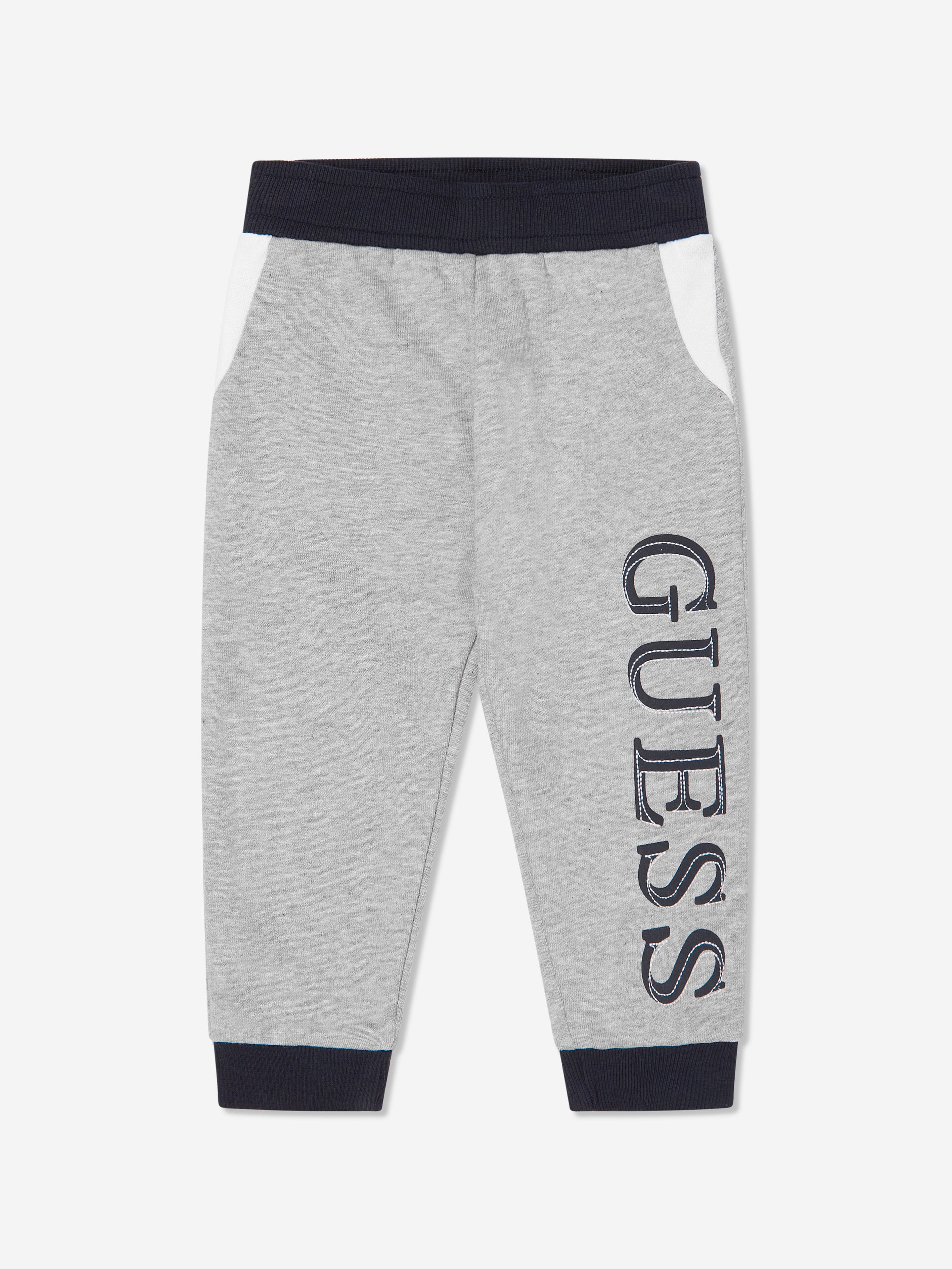 Guess Baby Boys Logo Tracksuit in Grey