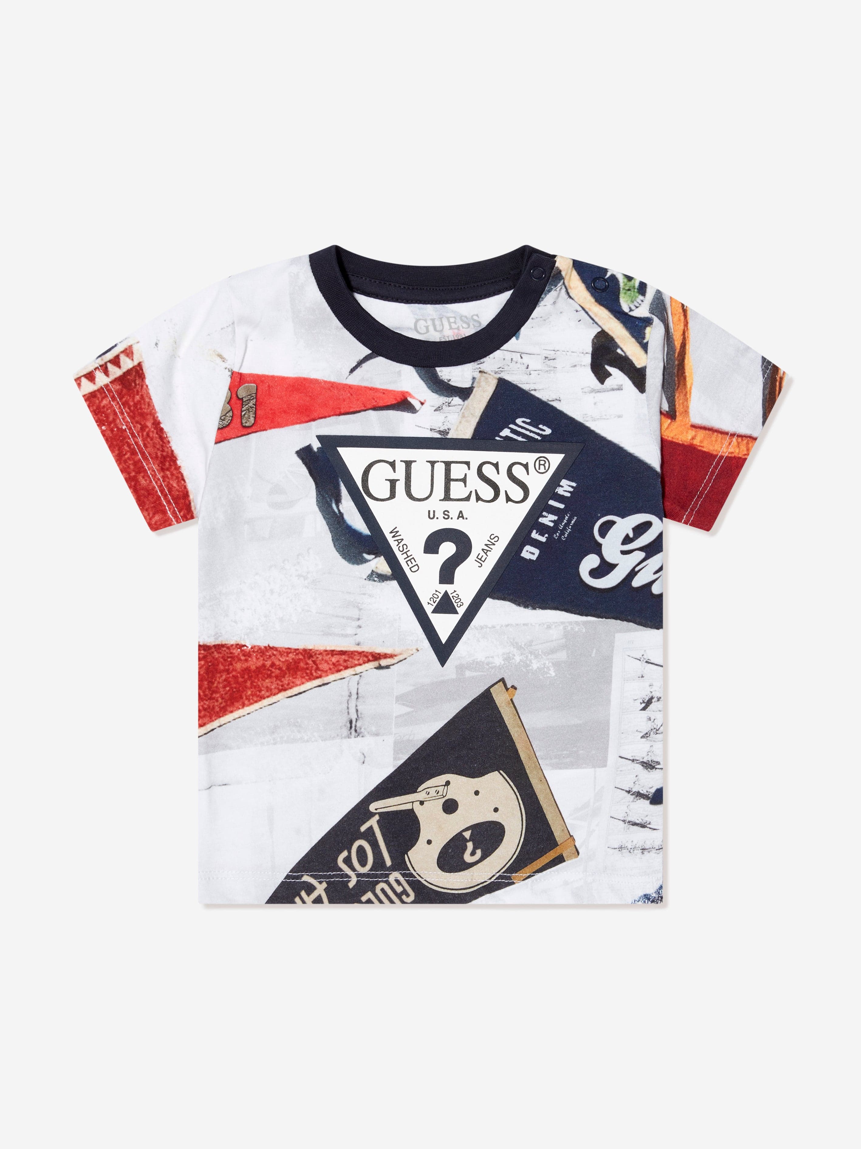 Guess Baby Boys T-Shirt And Shorts Set in Grey