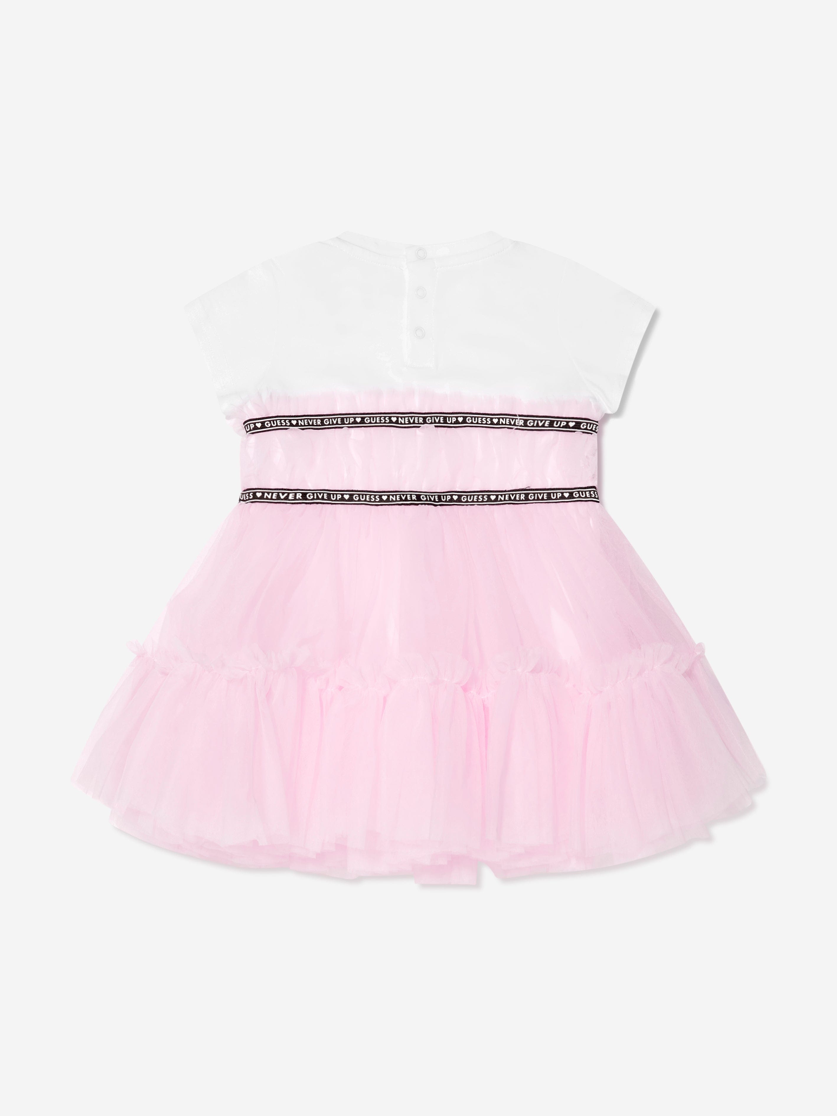 Guess Baby Girls Dress And Knickers Set in Lilac