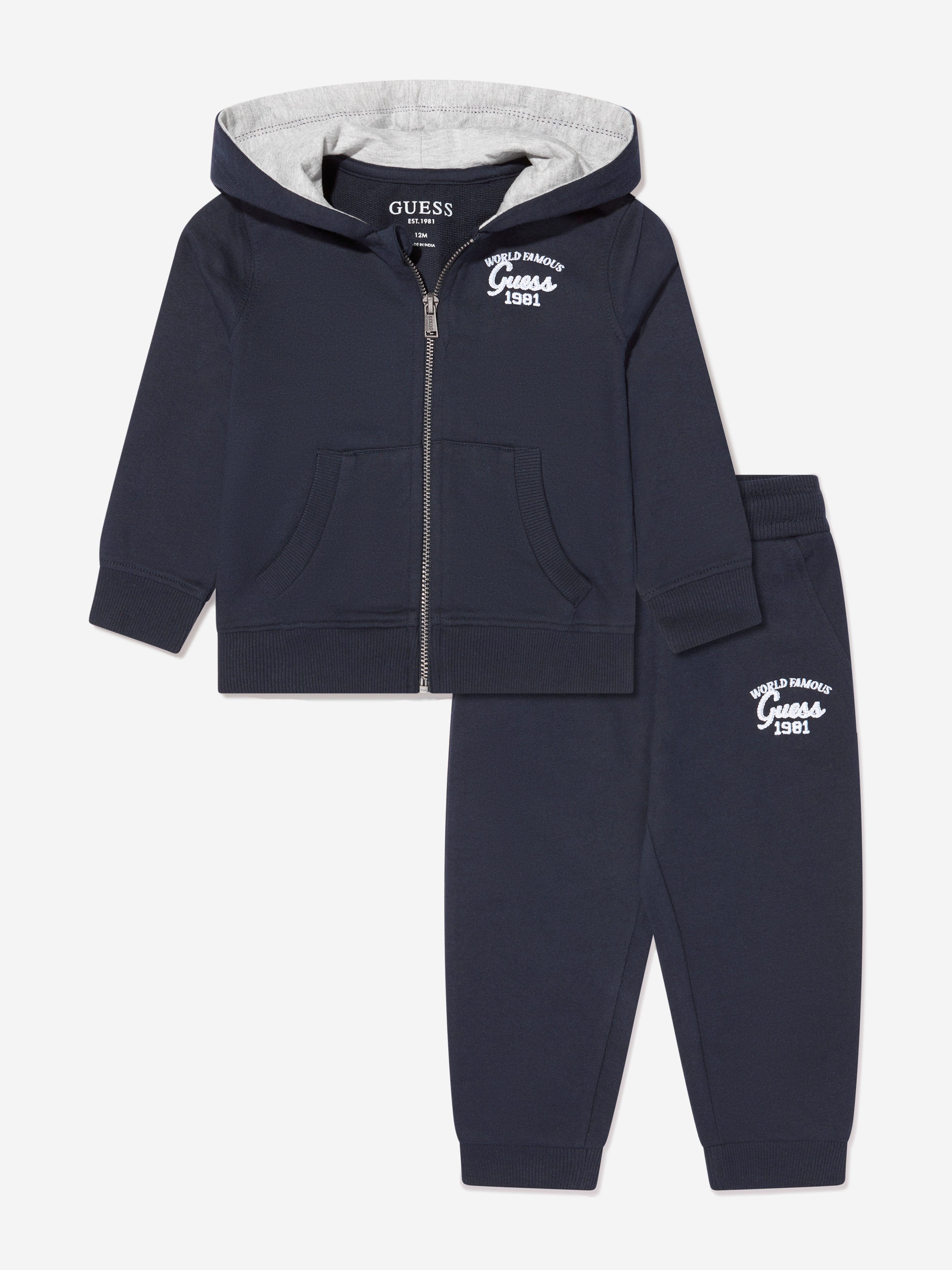 Guess Baby Boys Logo Tracksuit in Navy