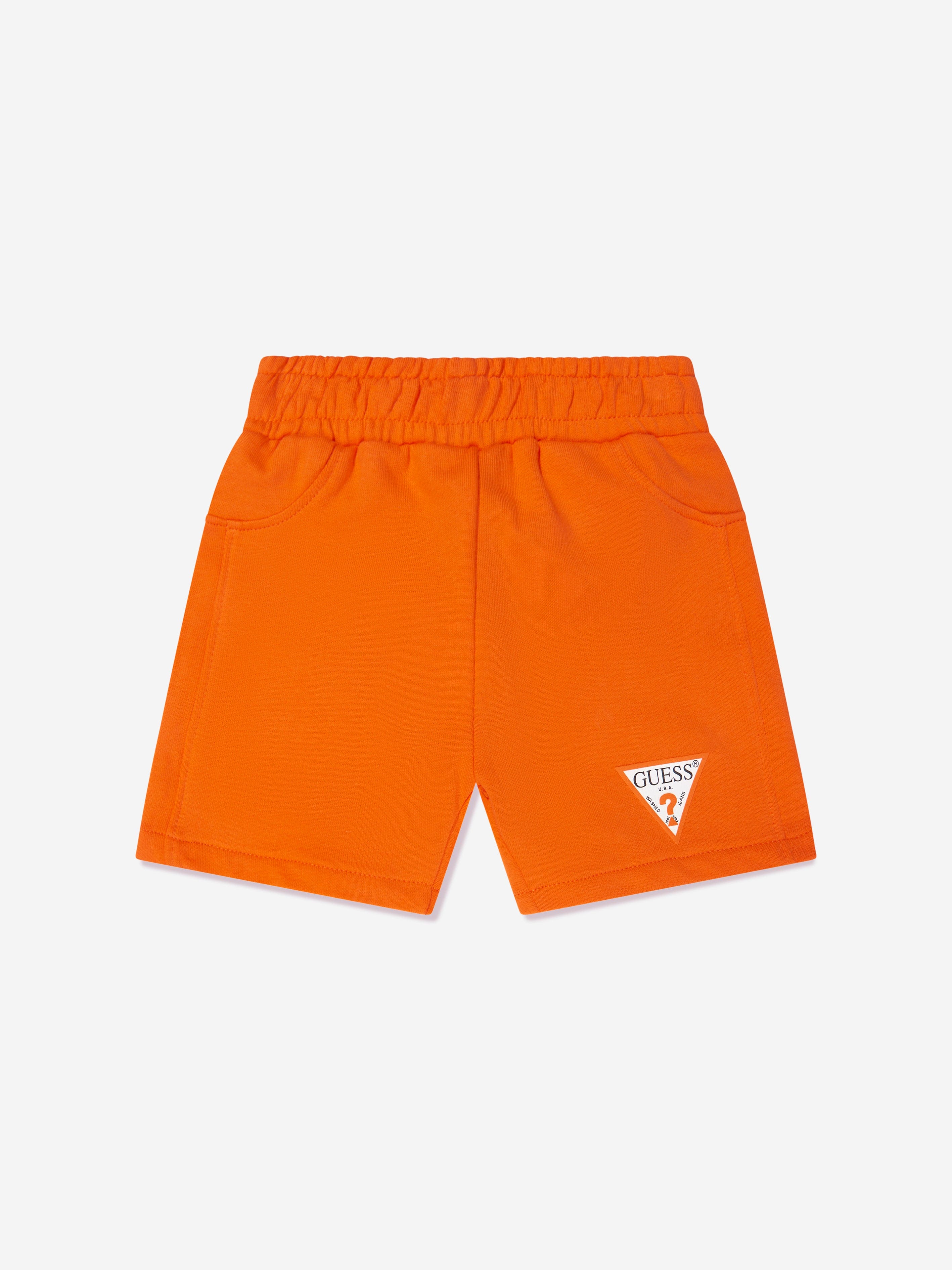 Guess Baby Boys T-Shirt And Shorts Set in Orange