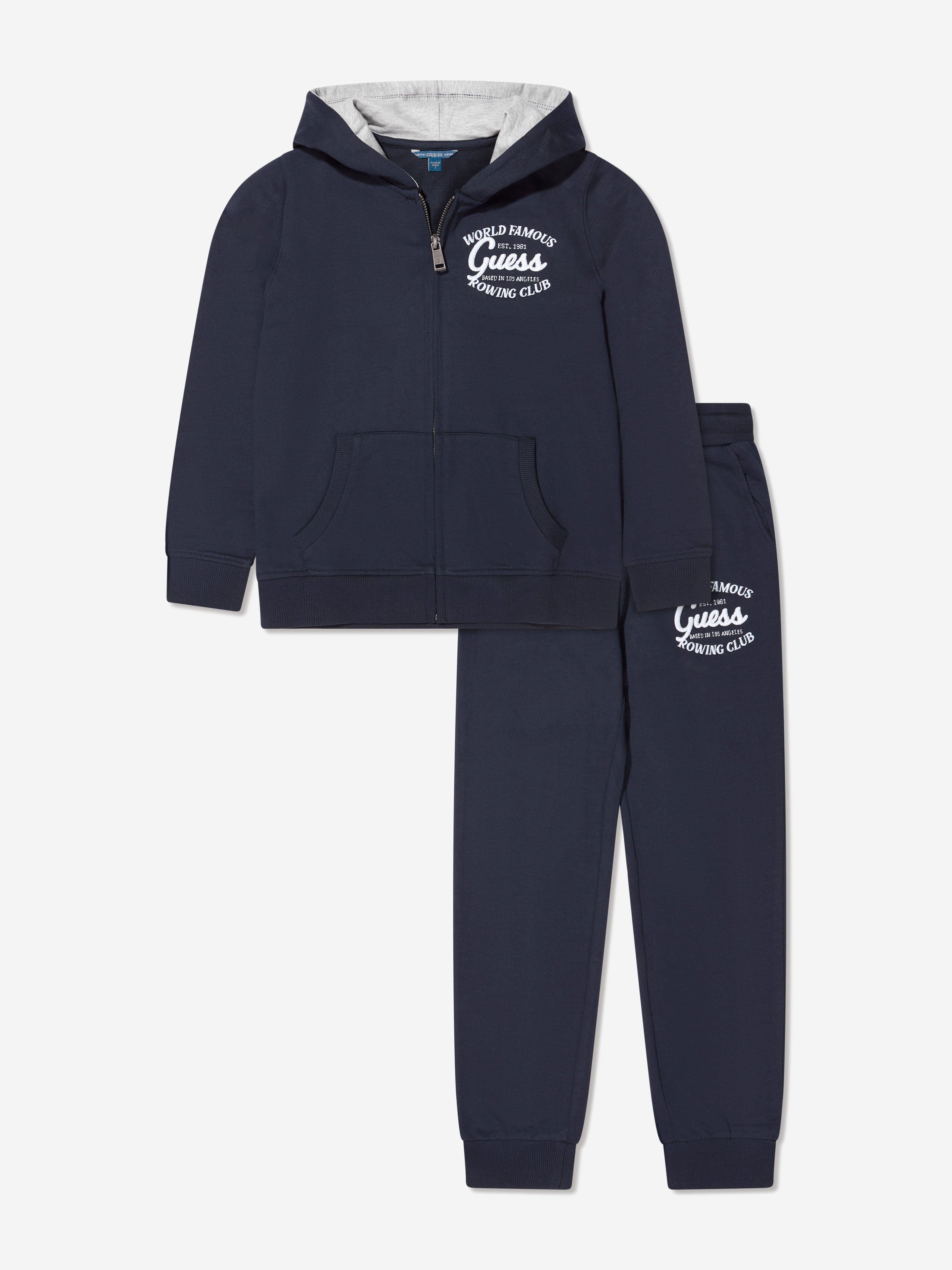 Guess Boys Logo Tracksuit in Navy