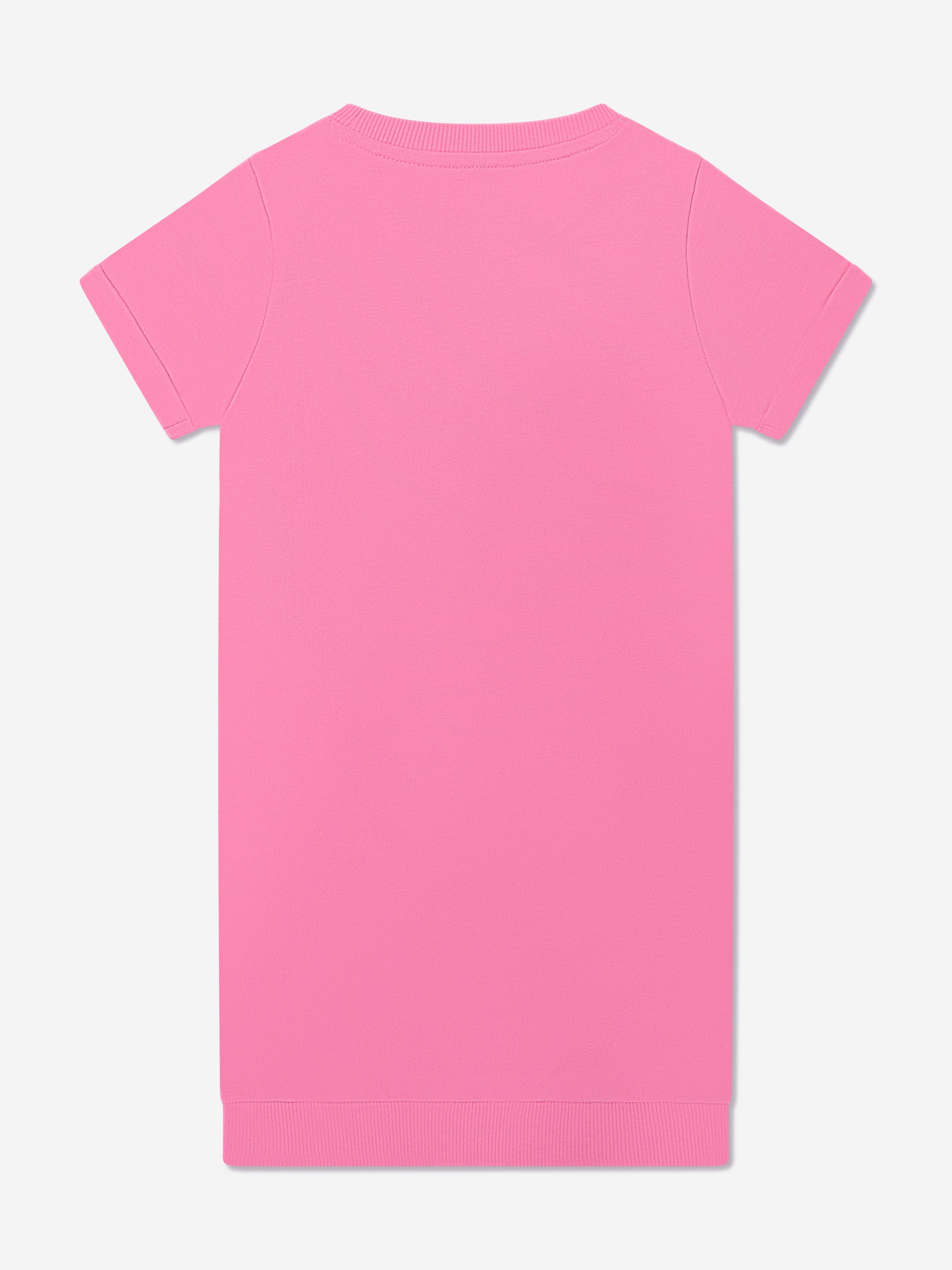 Guess Girls Icon T-Shirt Dress in Pink